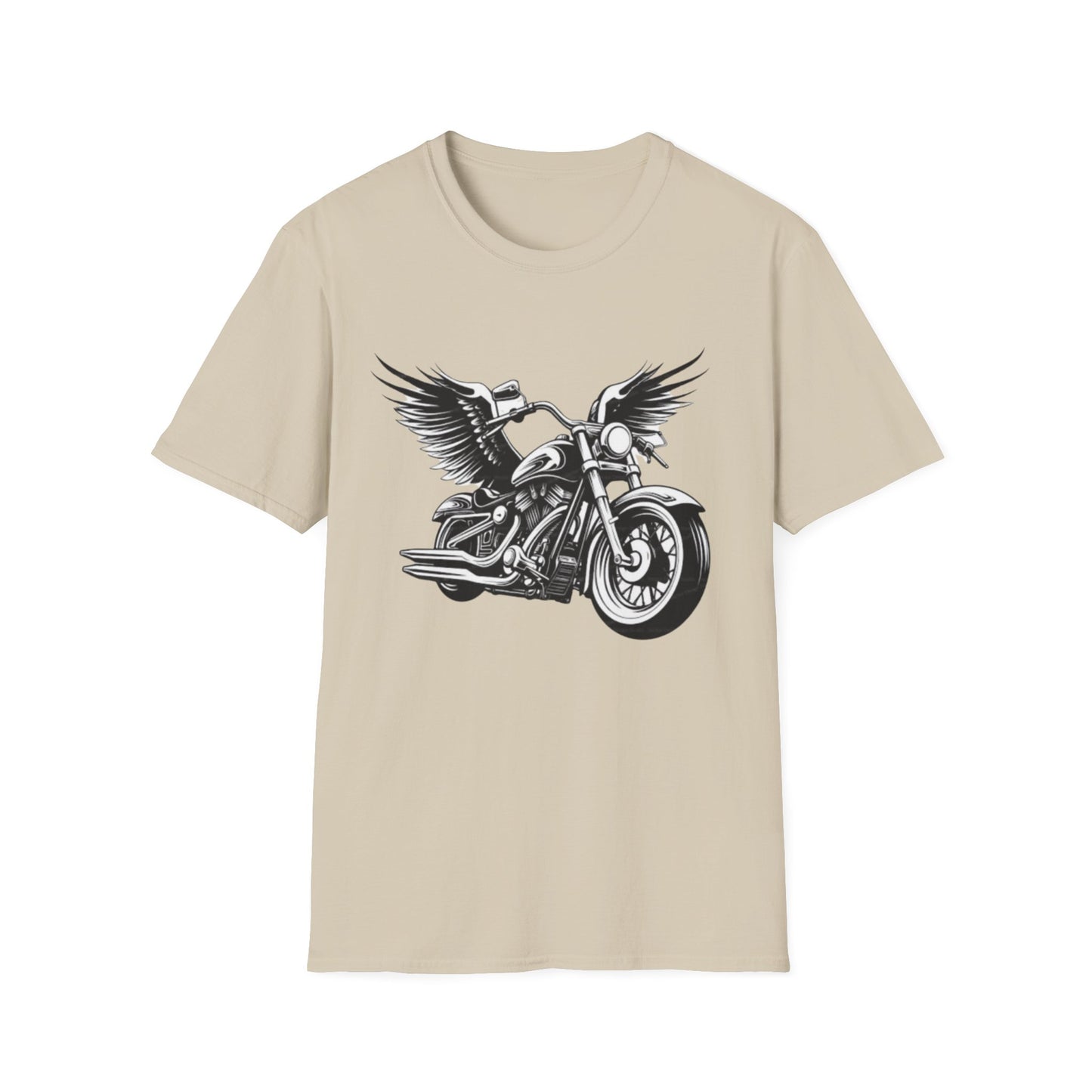 Wings & Wheels Tee Sand Printify T-Shirt Rhythm & Drip Apparel