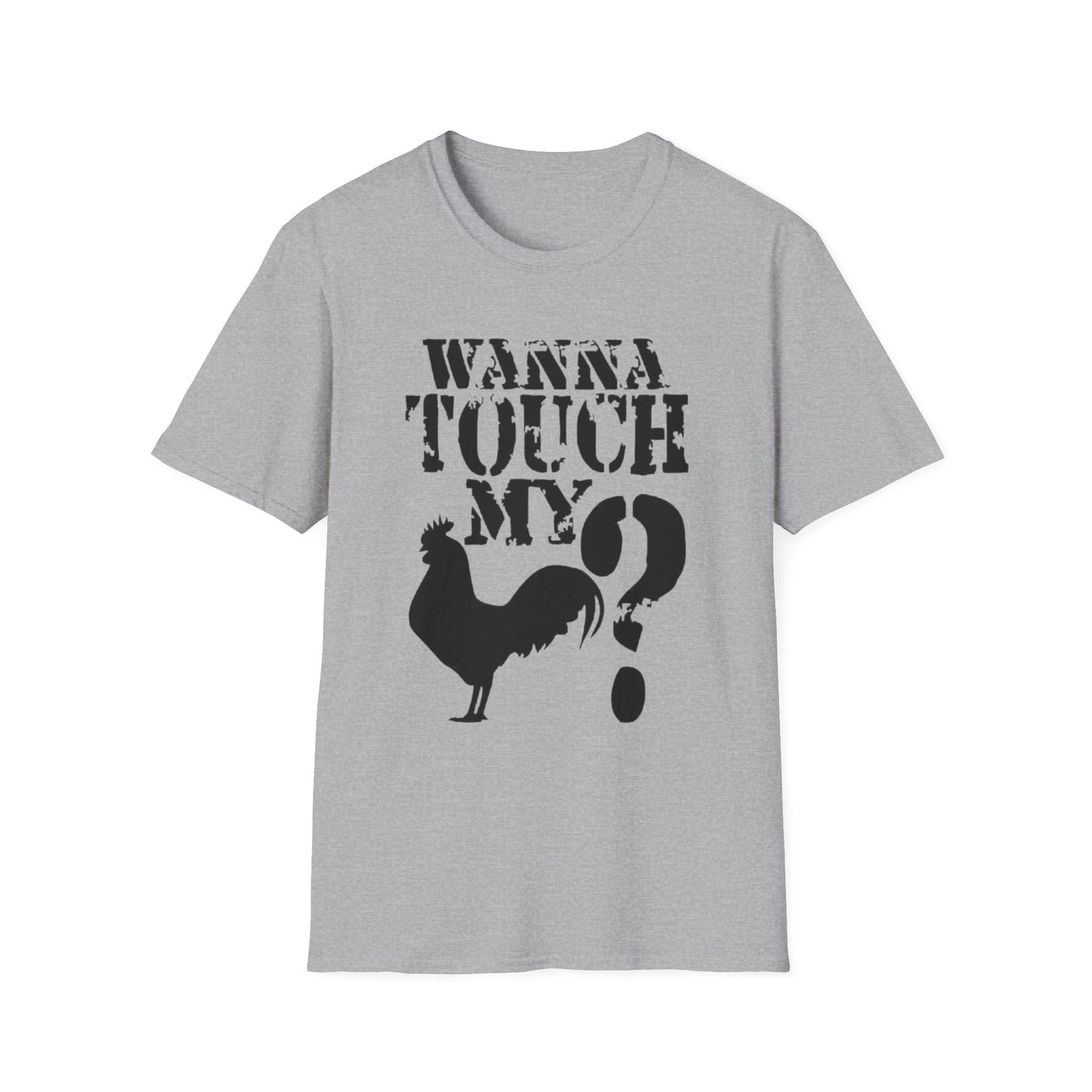 Wanna Touch My Rooster? Sport Grey Printify T-Shirt Rhythm & Drip Apparel