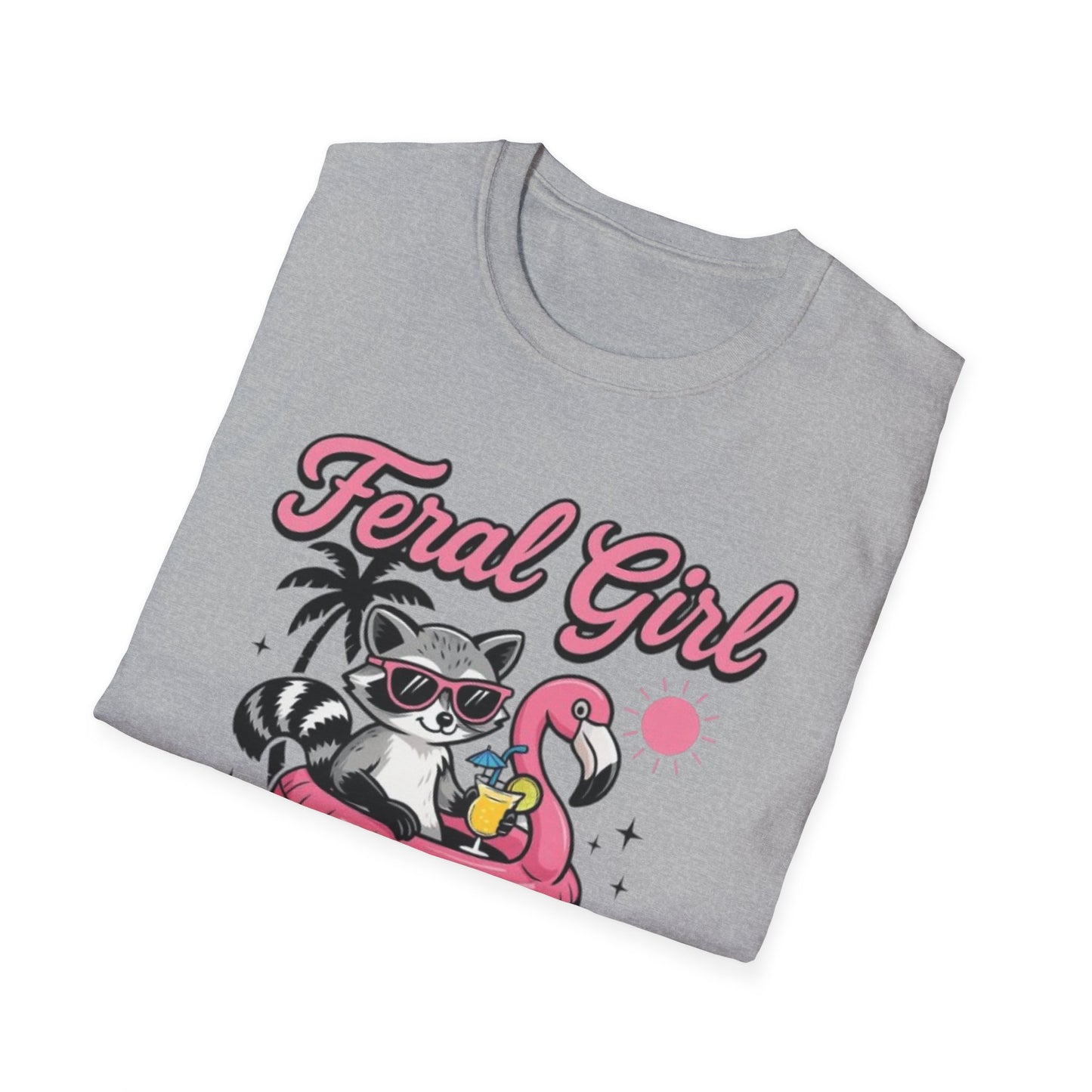 Summer- Feral Girl Summer T-Shirt Printify T-Shirt Rhythm & Drip Apparel