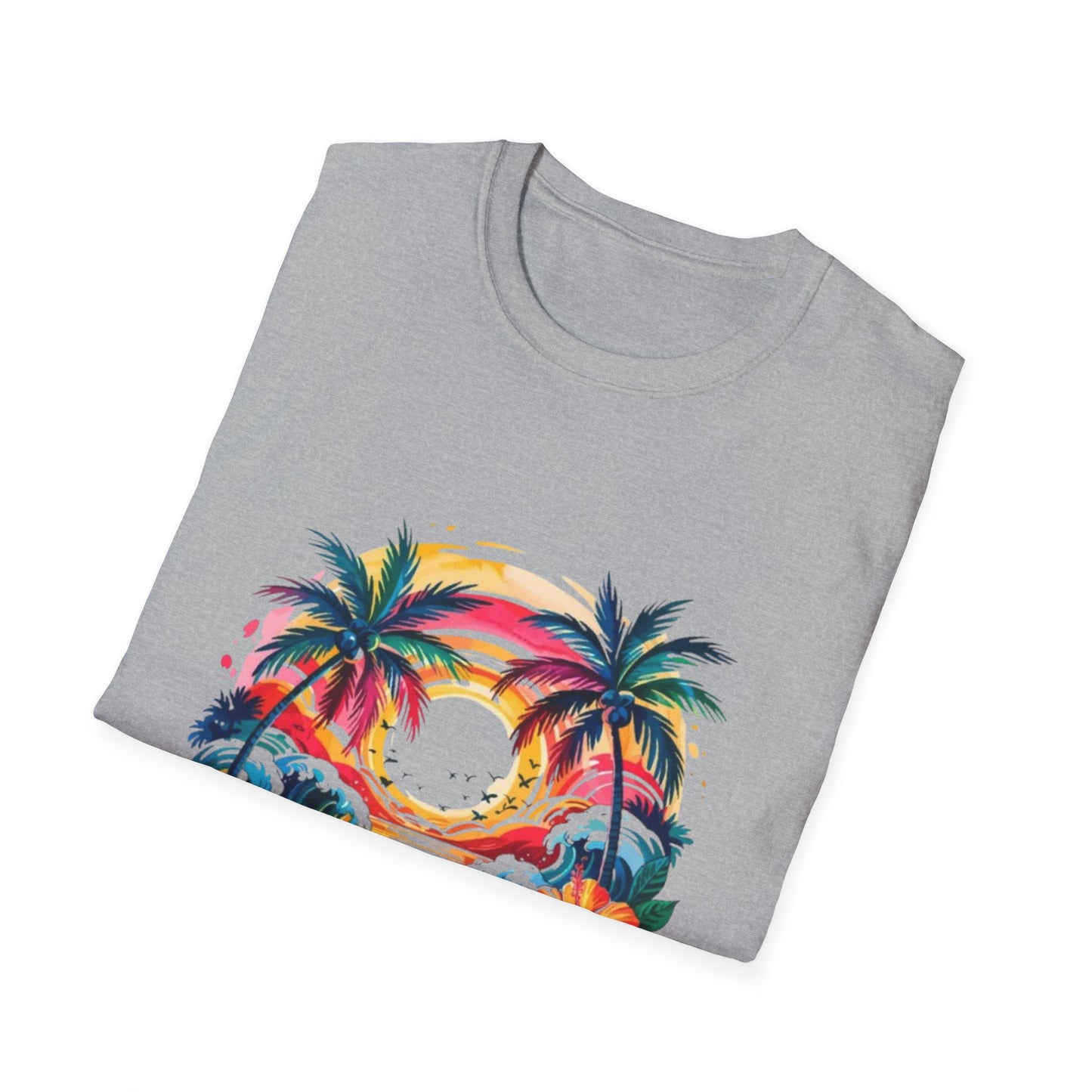 Summer- Tropical Sunset T-Shirt Printify T-Shirt Rhythm & Drip Apparel