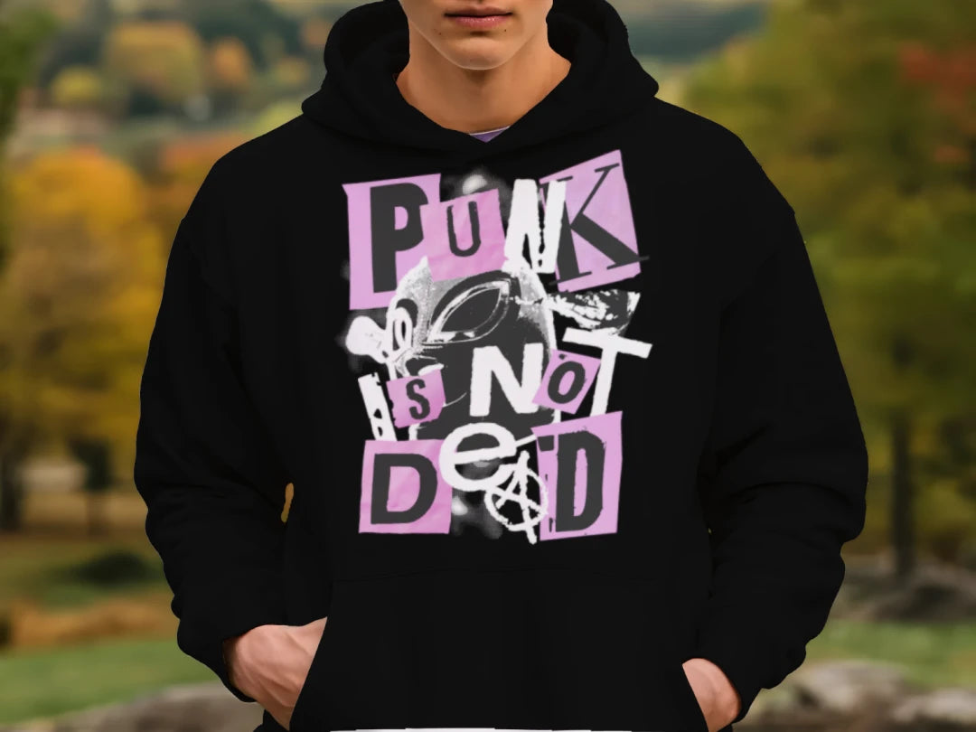 Alternative- Punk Is Not Dead Hoodie Rhythm & Drip Hoodie Rhythm & Drip Apparel