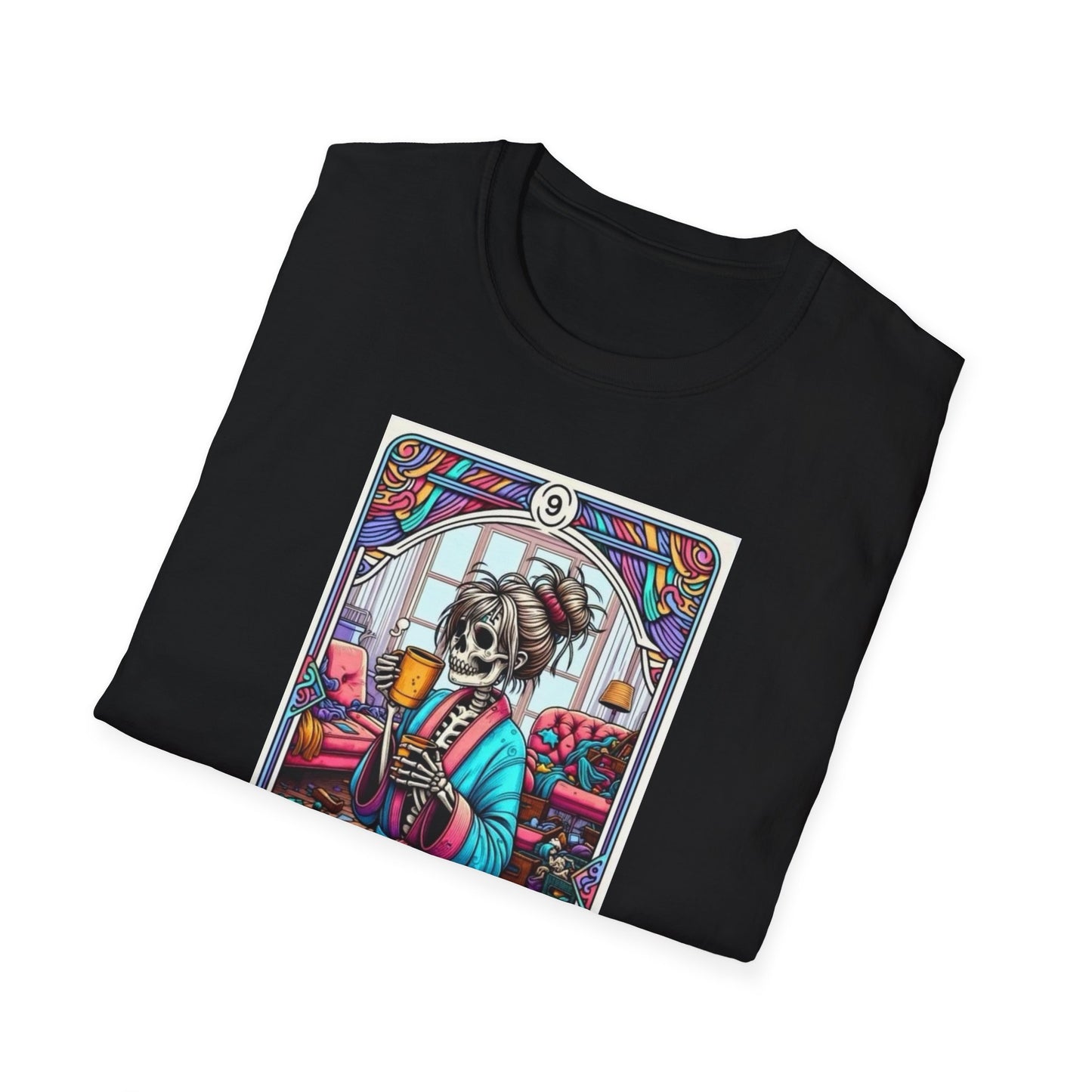About To Lose My Shit Mom- Tarot T-Shirt Printify T-Shirt Rhythm & Drip Apparel