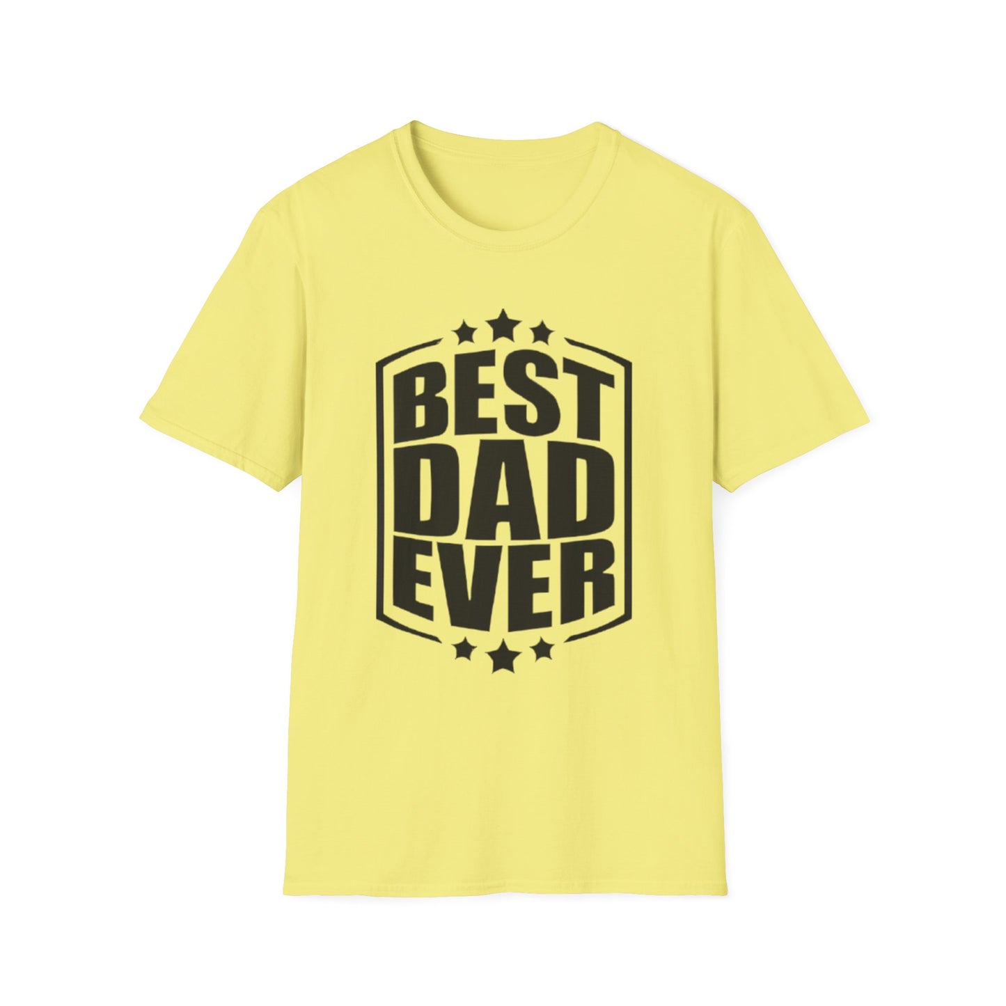 Best Dad Ever T-Shirt Cornsilk Printify T-Shirt Rhythm & Drip Apparel