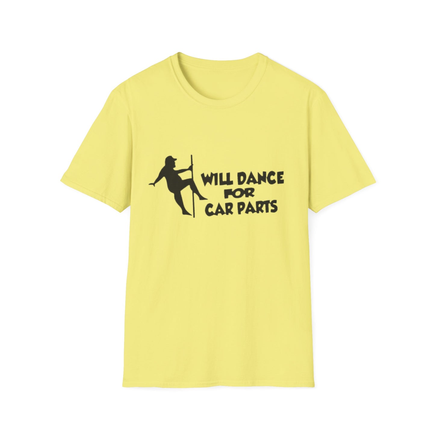 Will Dance For Car Parts T-Shirt Cornsilk Printify T-Shirt Rhythm & Drip Apparel