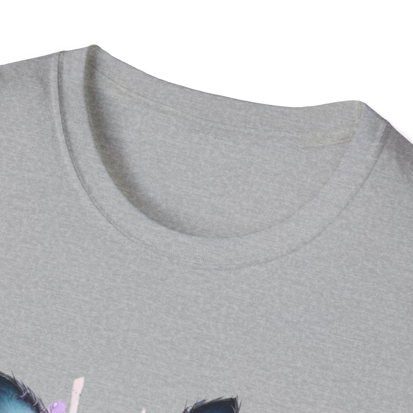 Cute Gothic Bunny Unisex T-Shirt | Softstyle Tee for Halloween & Casual Wear