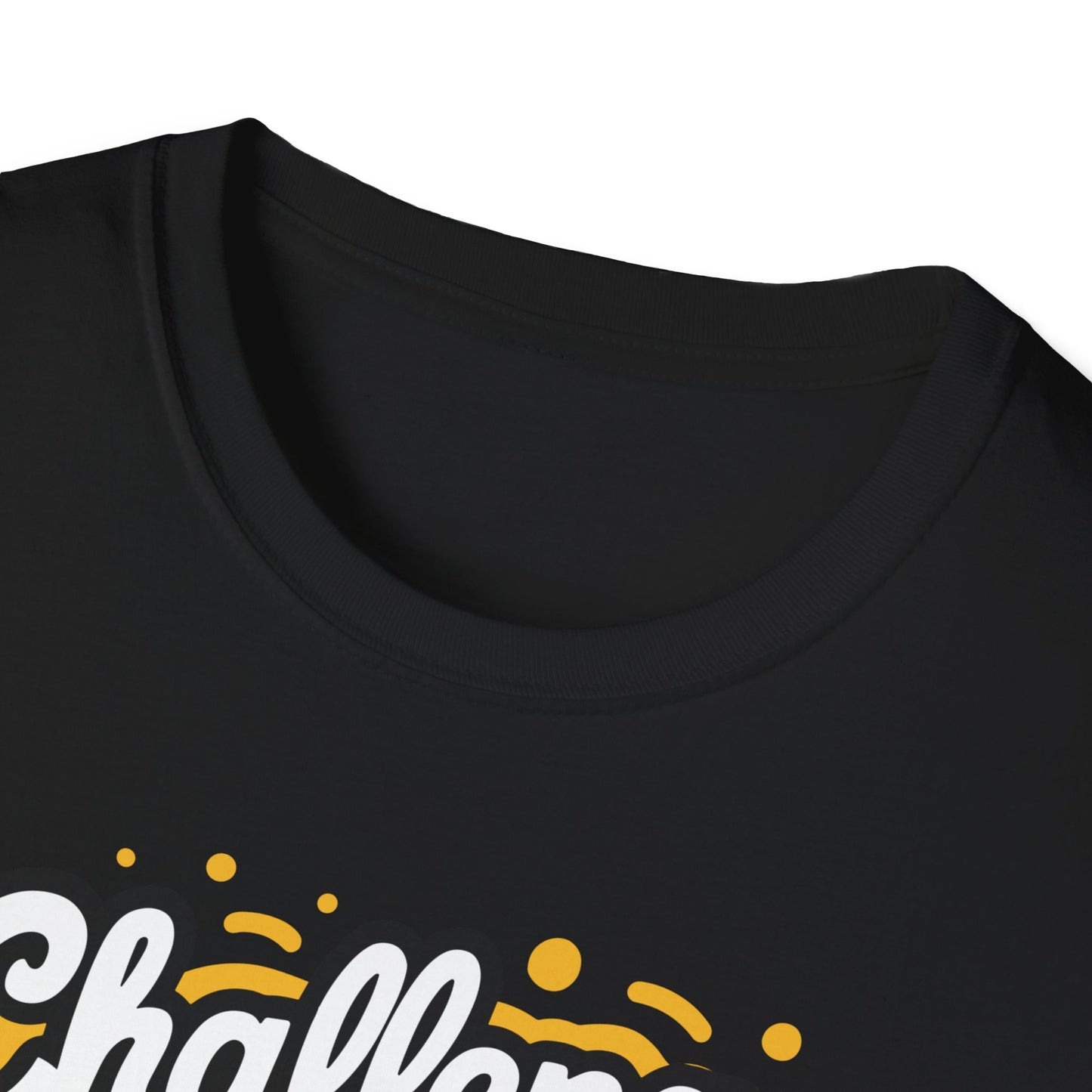 Inspirational Unisex Softstyle T-Shirt - 'Challenge Yourself Every Day, Face Your Fears'