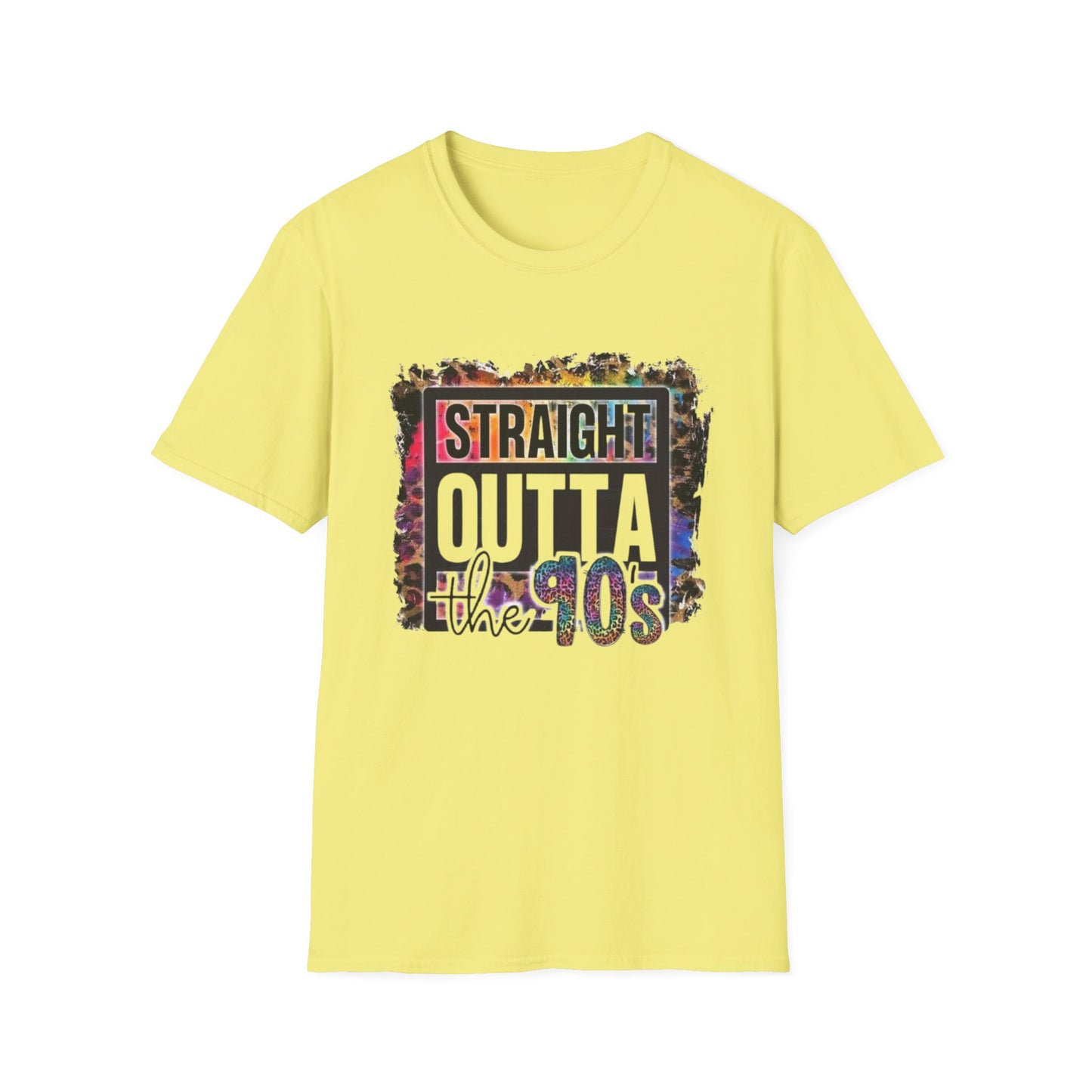 90s Straight Outta the 90s T-Shirt Cornsilk Printify T-Shirt Rhythm & Drip Apparel