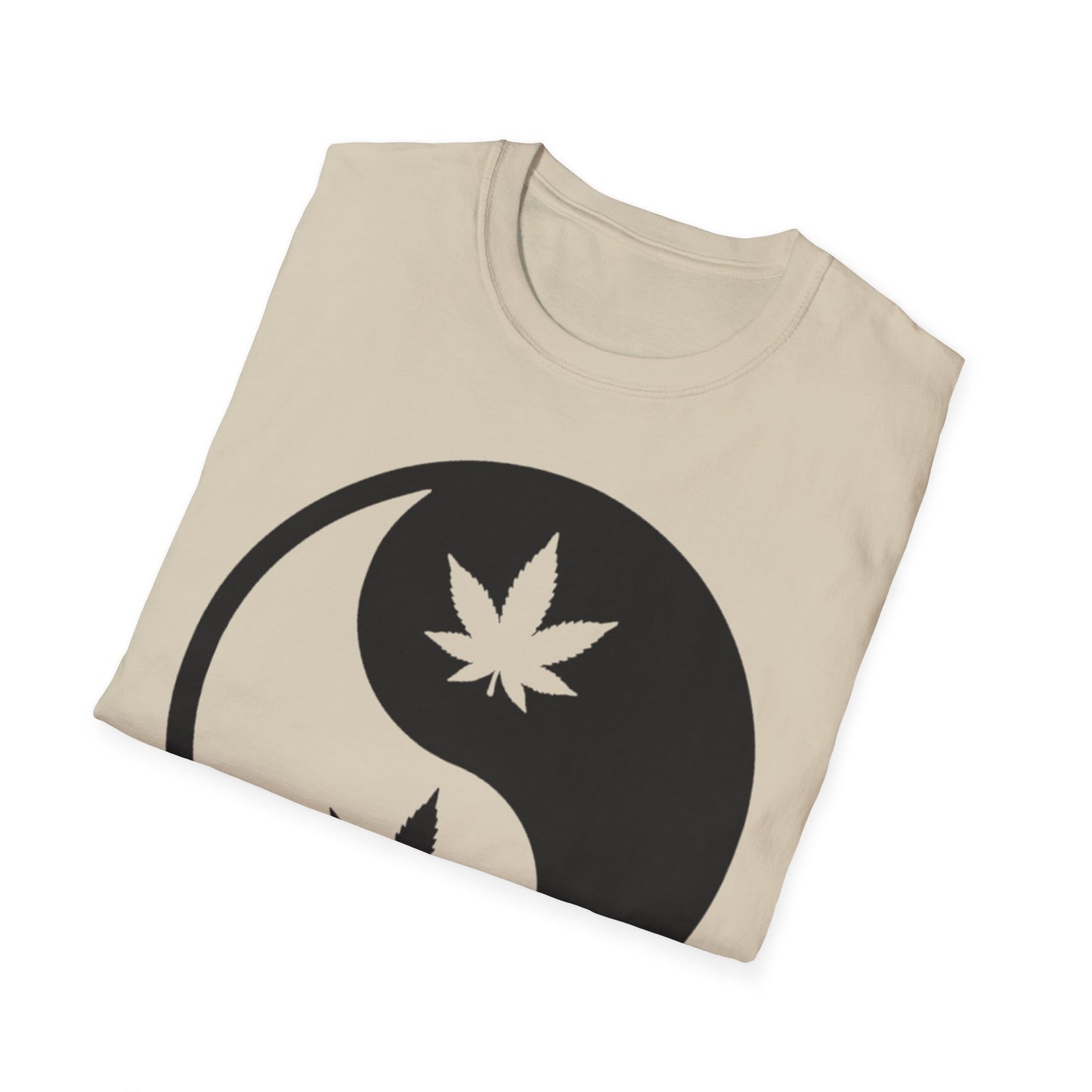 Ying Yang Weed T-Shirt Printify T-Shirt Rhythm & Drip Apparel
