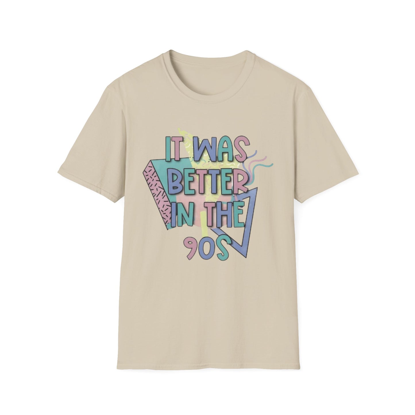 90s Retro 90s T-Shirt Sand Printify T-Shirt Rhythm & Drip Apparel