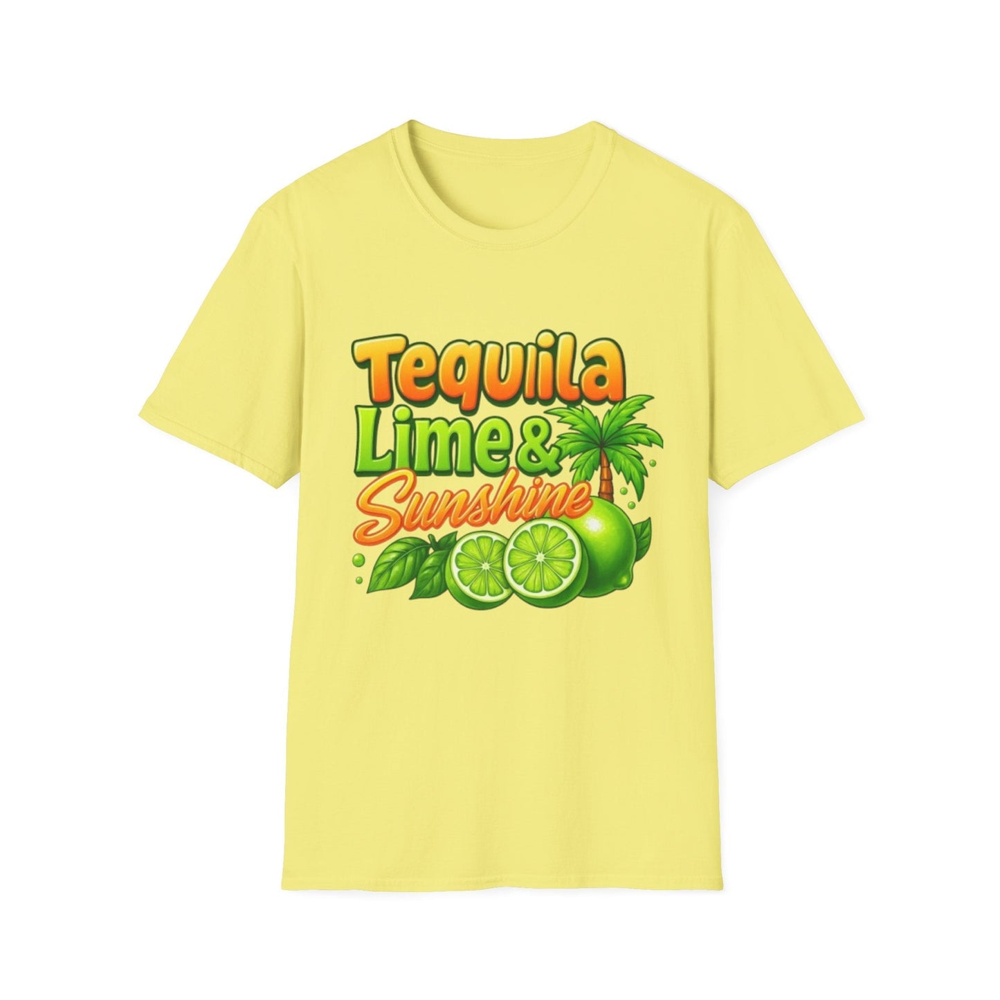 Summer- Tequila Lime & Sunshine Cornsilk Printify T-Shirt Rhythm & Drip Apparel