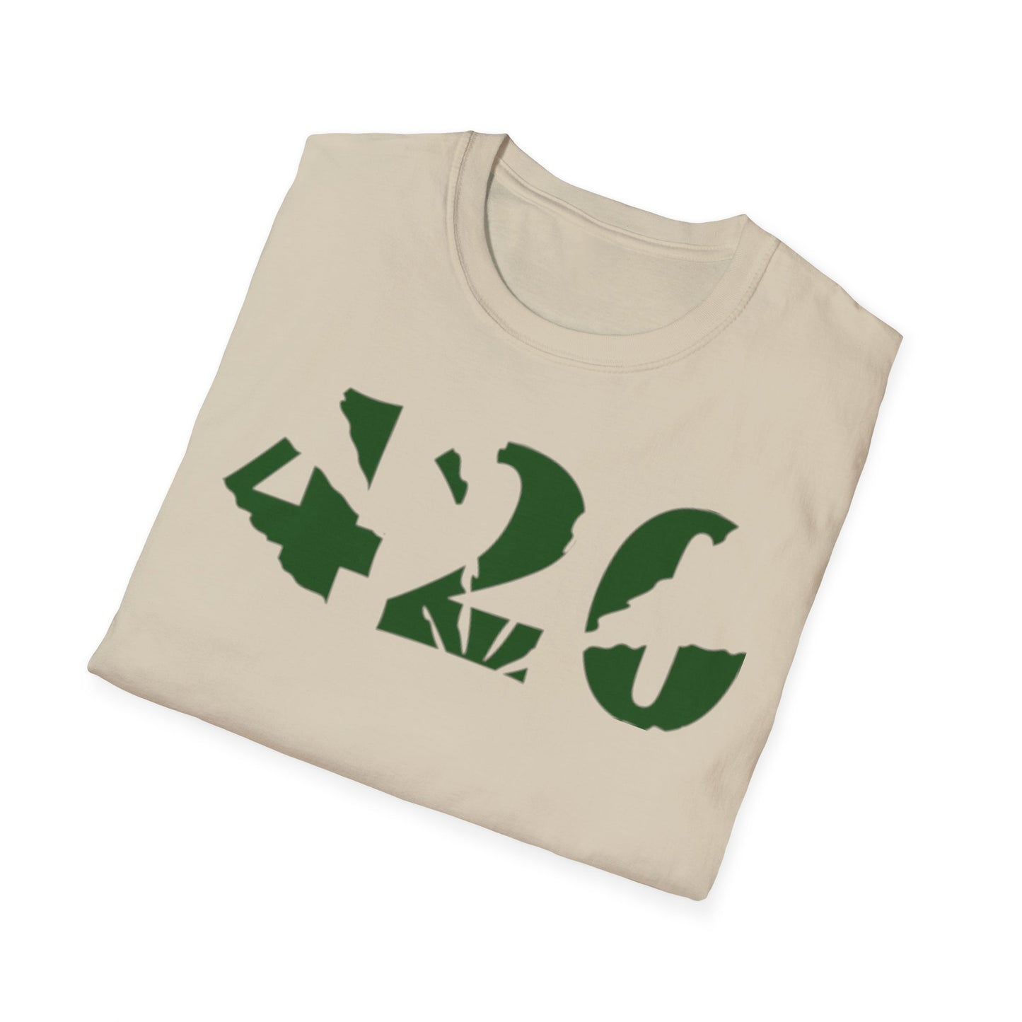 420 Green Leaf T-Shirt Printify T-Shirt Rhythm & Drip Apparel