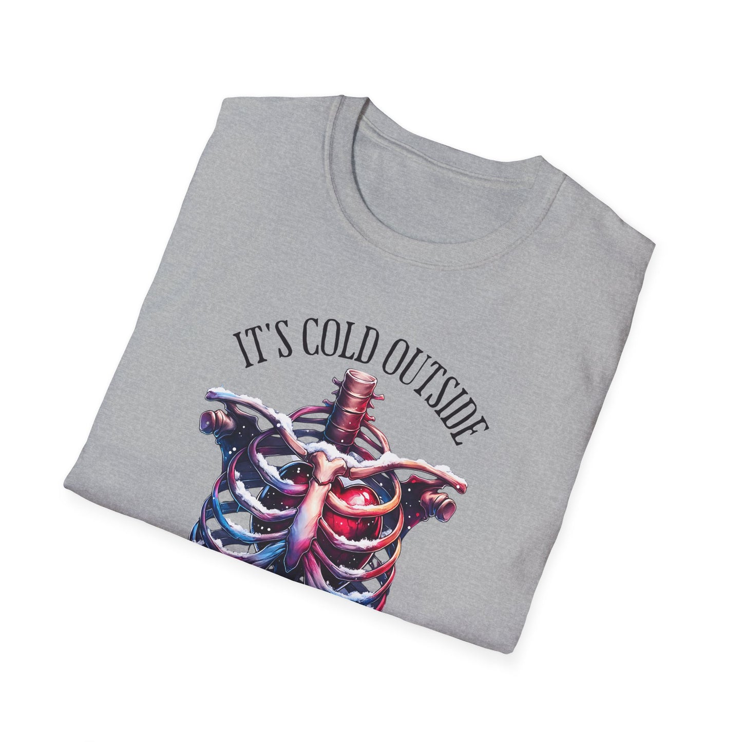 Winter- Cold Outside T-Shirt Printify T-Shirt Rhythm & Drip Apparel