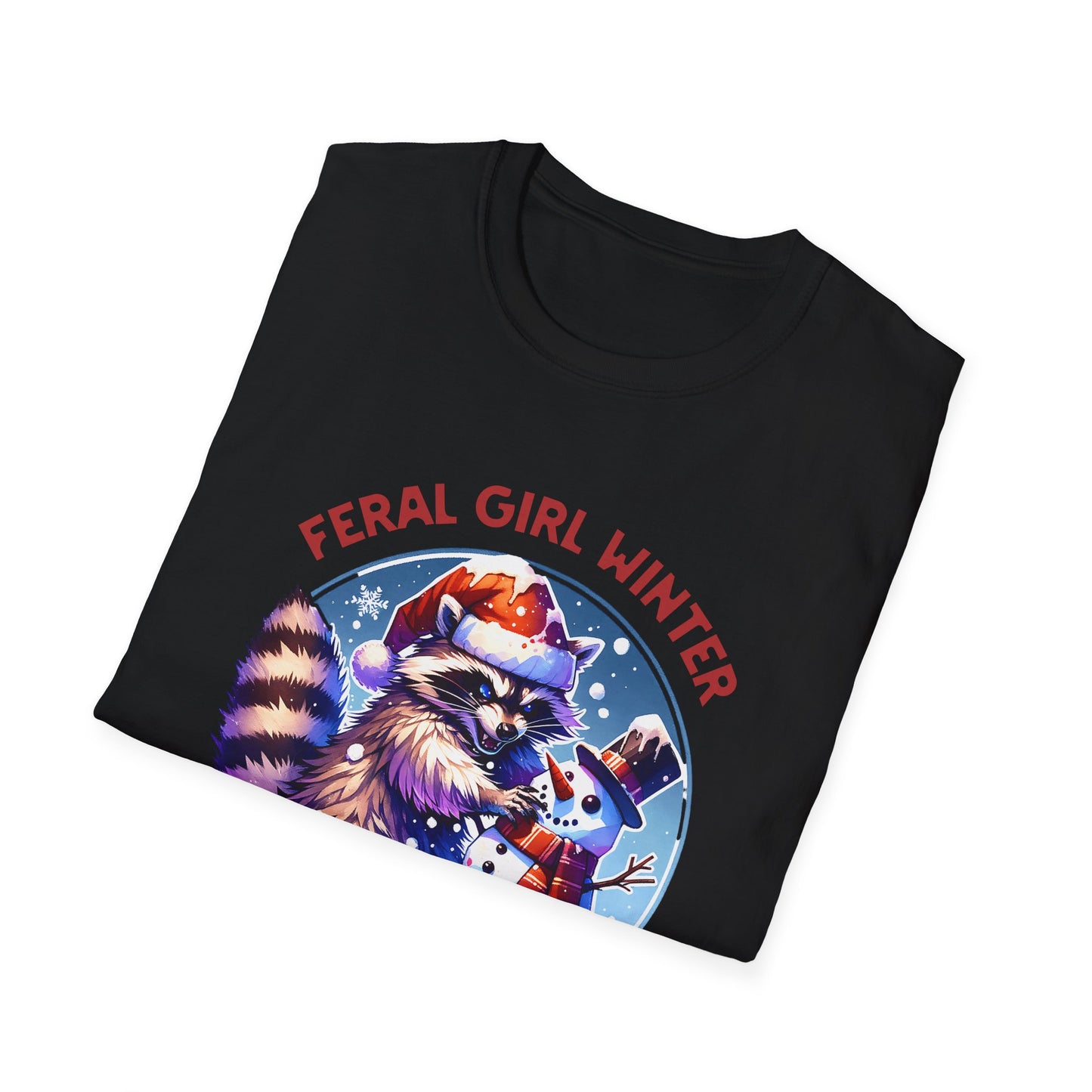 Winter- Feral Girl Winter T-Shirt Printify T-Shirt Rhythm & Drip Apparel