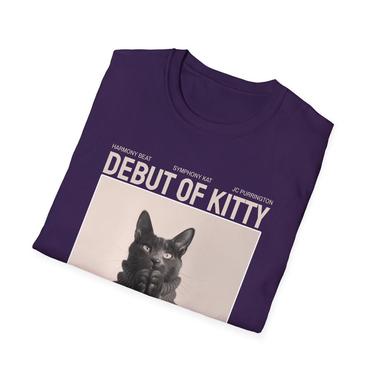 Music- Debut of Kitty T-Shirt Printify T-Shirt Rhythm & Drip Apparel