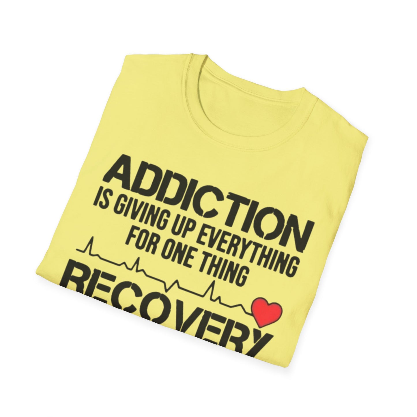 Addiction Recovery Awareness T-Shirt Printify T-Shirt Rhythm & Drip Apparel