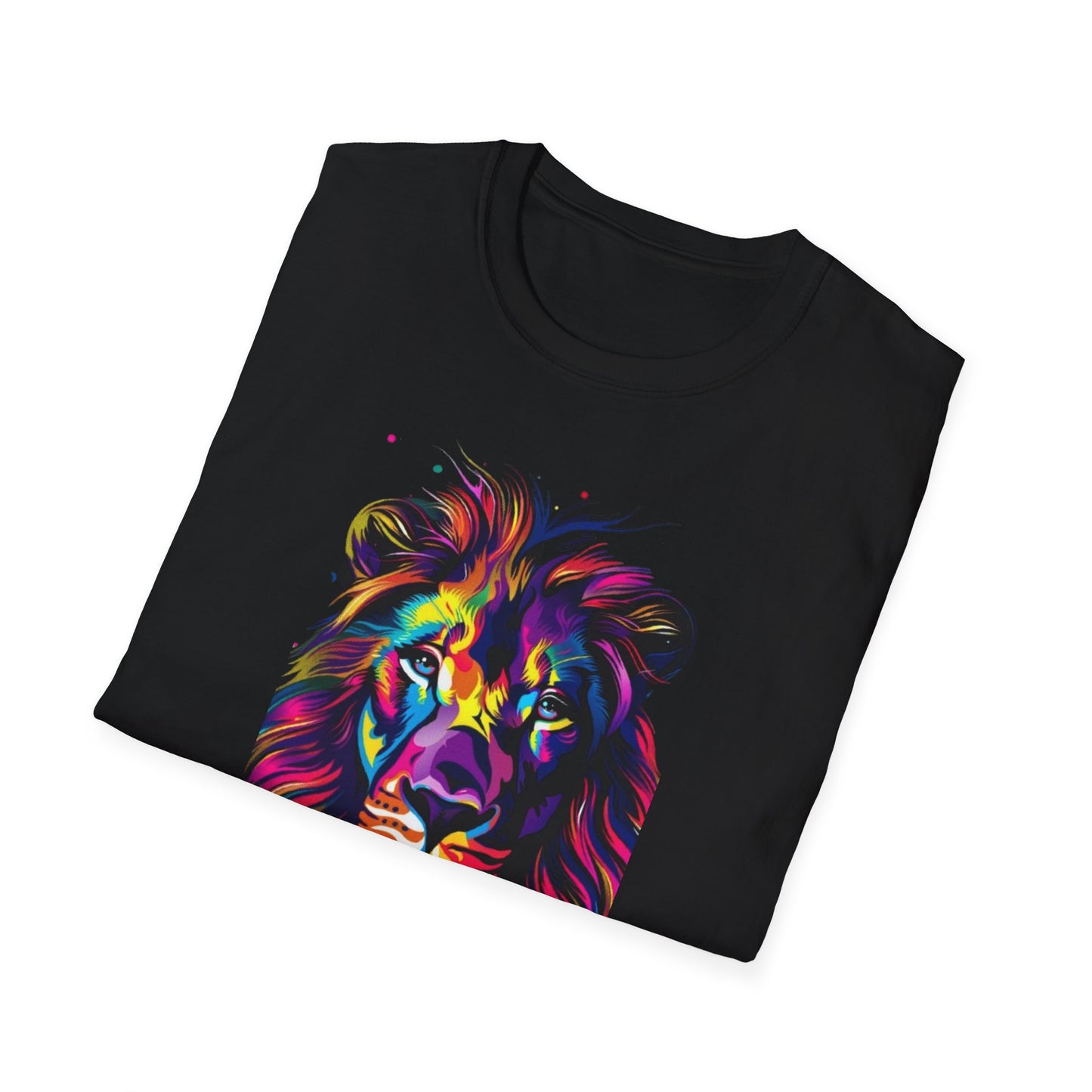 Vibrant Lion Graphic T-Shirt Printify T-Shirt Rhythm & Drip Apparel