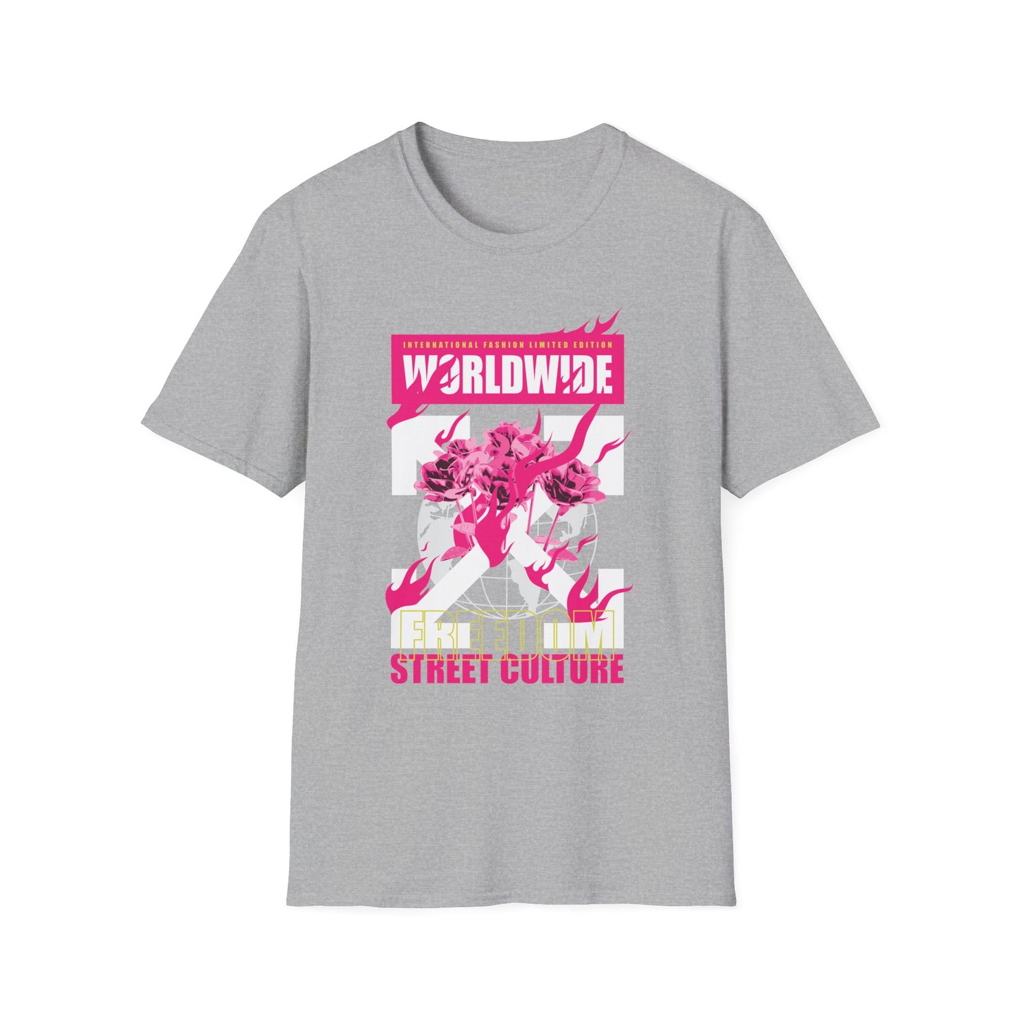 Worldwide Street Culture Tee Sport Grey Printify T-Shirt Rhythm & Drip Apparel