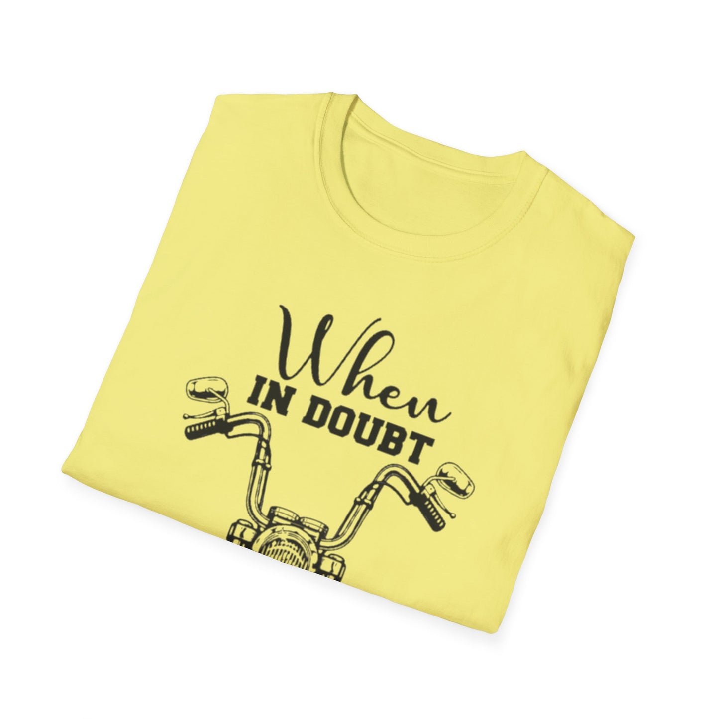 When In Doubt Throttle It Out Tee Printify T-Shirt Rhythm & Drip Apparel