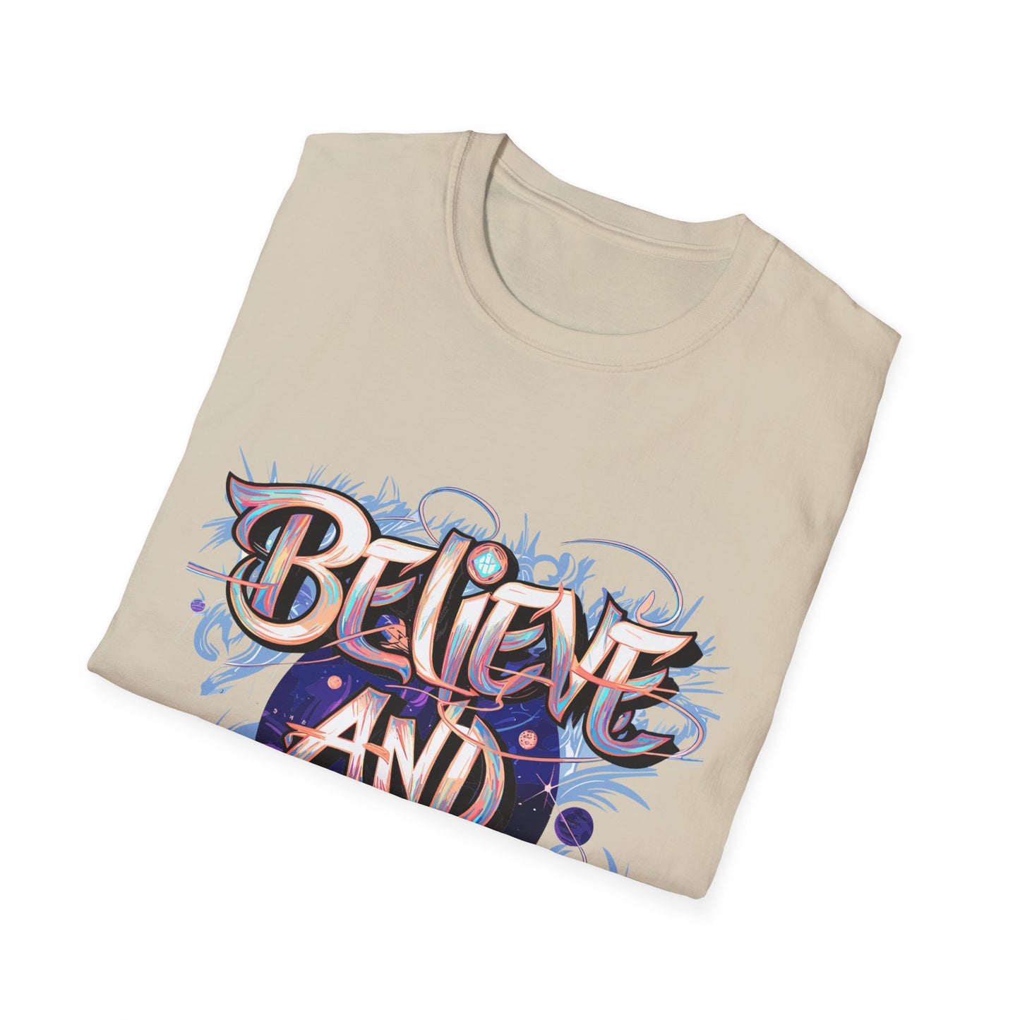 Believe and Achieve T-Shirt Printify T-Shirt Rhythm & Drip Apparel