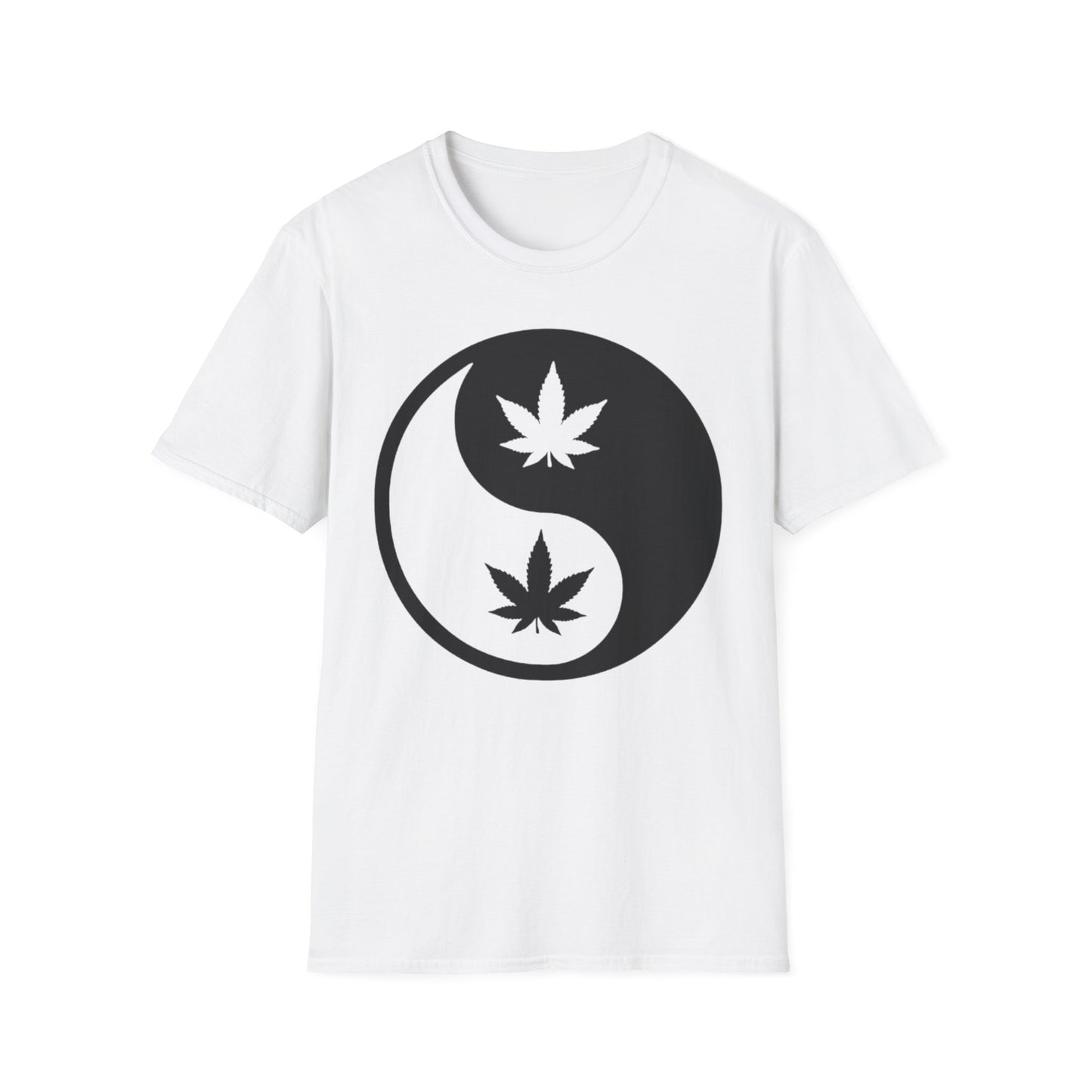 Ying Yang Weed T-Shirt Printify T-Shirt Rhythm & Drip Apparel