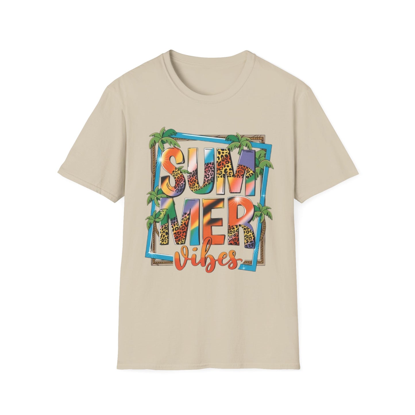 Summer- Summer Vibes T-Shirt Sand Printify T-Shirt Rhythm & Drip Apparel