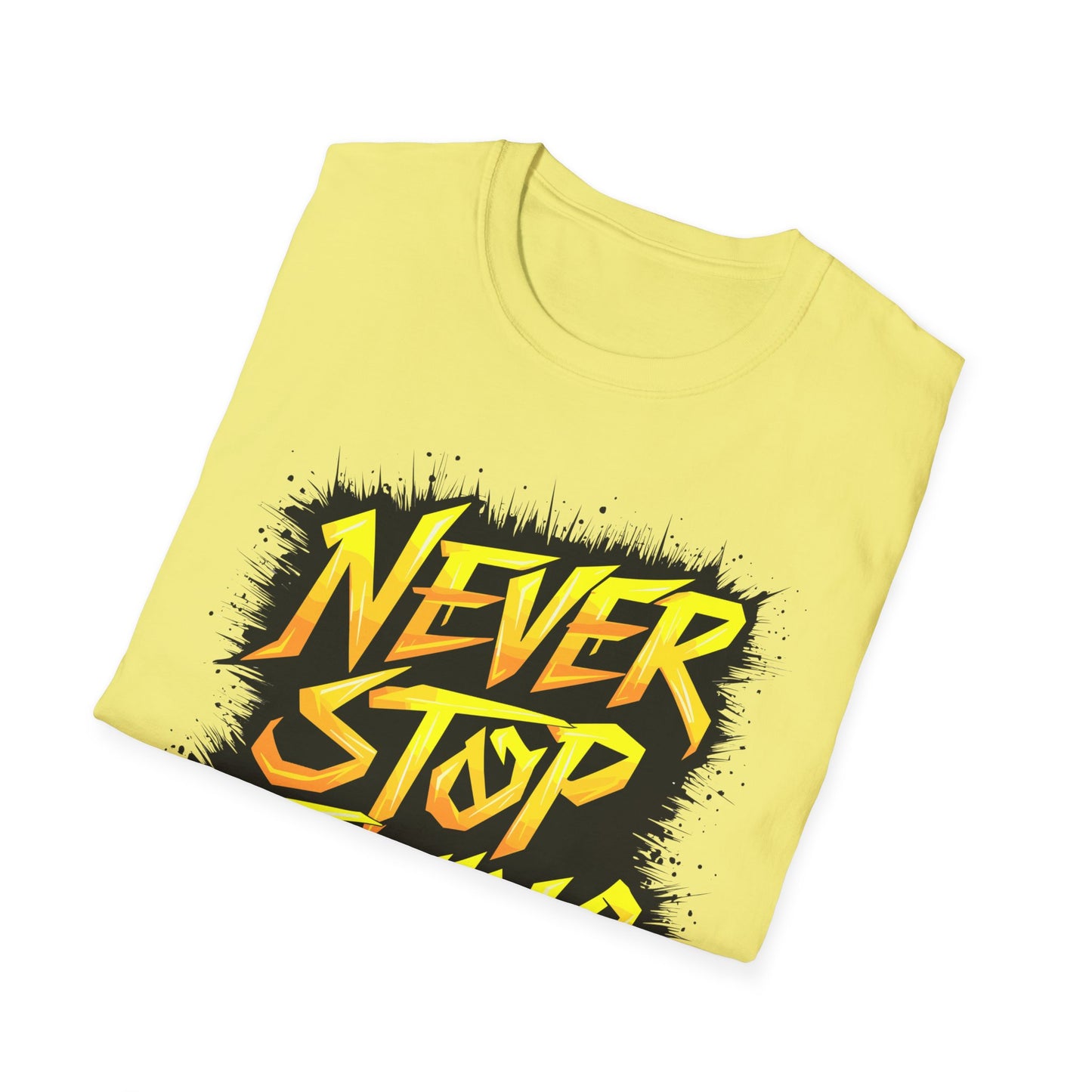 Never Stop Trying Inspirational Tee