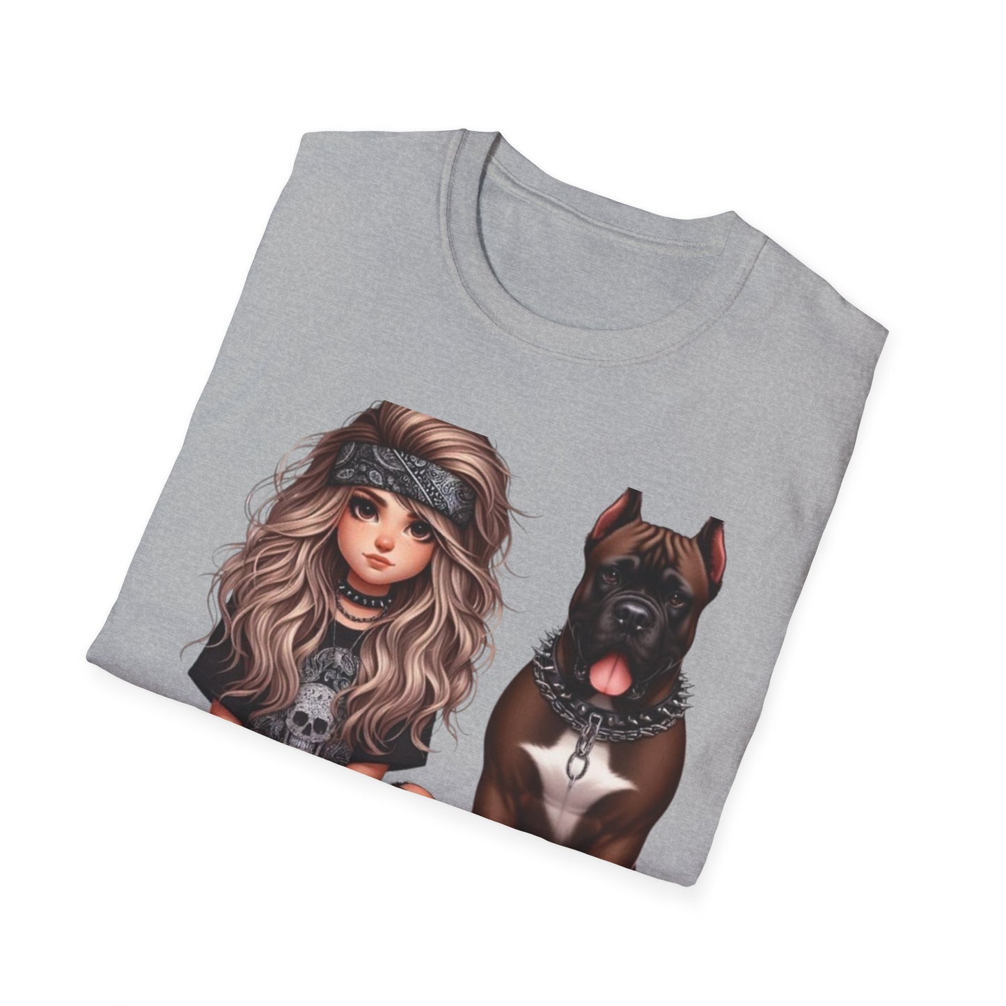 A Girl And Her Dog 5 T-Shirt Printify T-Shirt Rhythm & Drip Apparel
