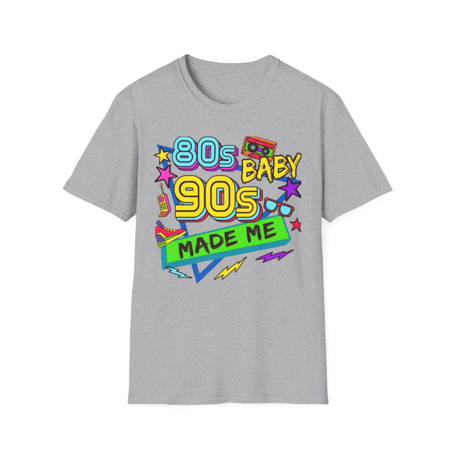 80s 90s Baby T-Shirt Sport Grey Printify T-Shirt Rhythm & Drip Apparel
