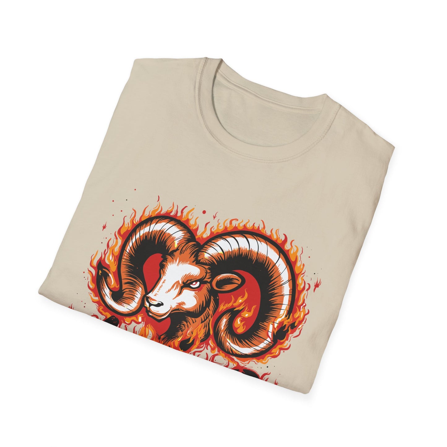Aries Zodiac T-Shirt Printify T-Shirt Rhythm & Drip Apparel