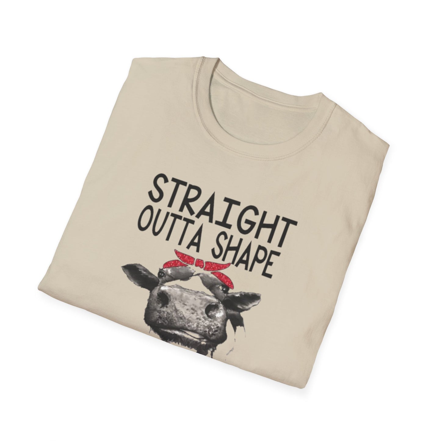 Straight Outta Shape But Im Tryin Printify T-Shirt Rhythm & Drip Apparel