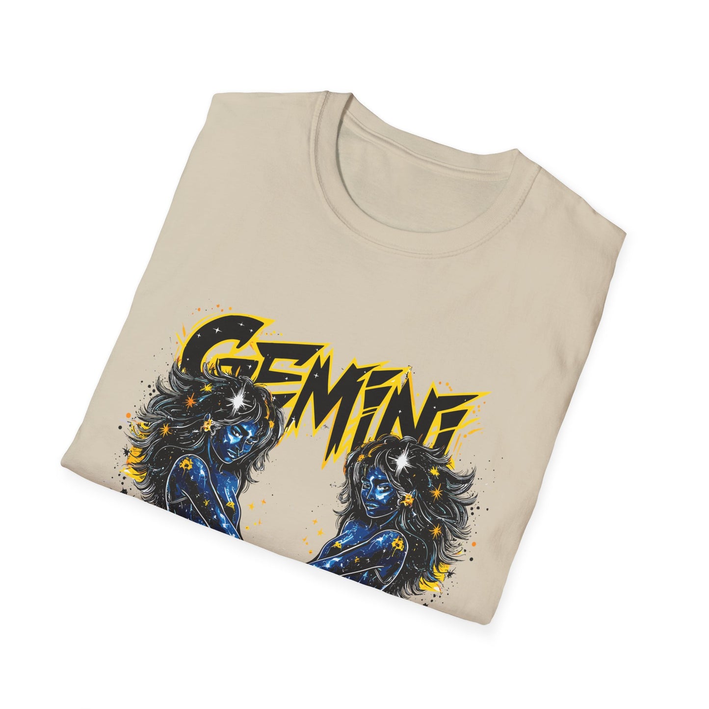 Gemini Zodiac T-Shirt Printify T-Shirt Rhythm & Drip Apparel