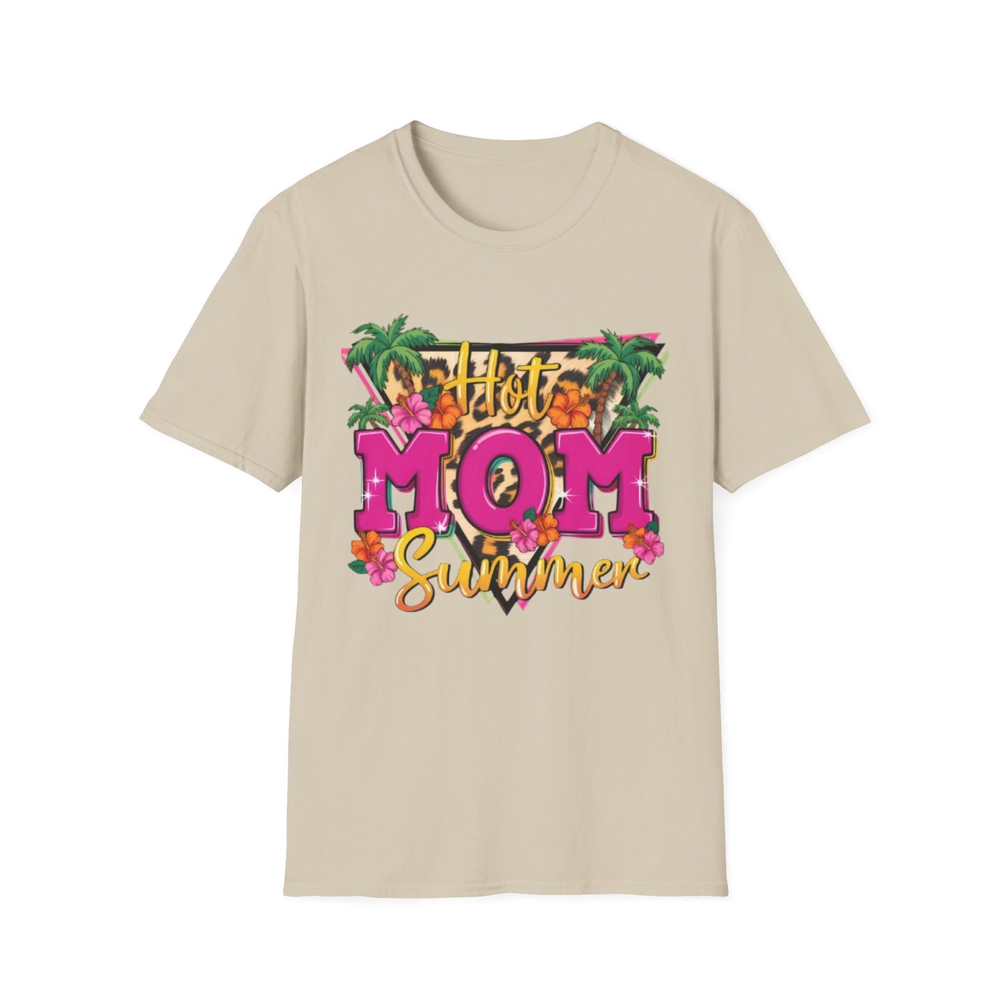 Summer- Hot Mom Summer T-Shirt Sand Printify T-Shirt Rhythm & Drip Apparel