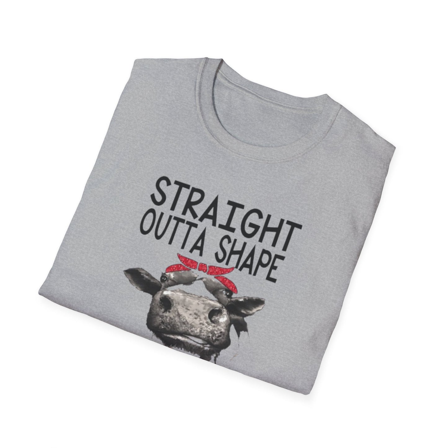Straight Outta Shape But Im Tryin Printify T-Shirt Rhythm & Drip Apparel