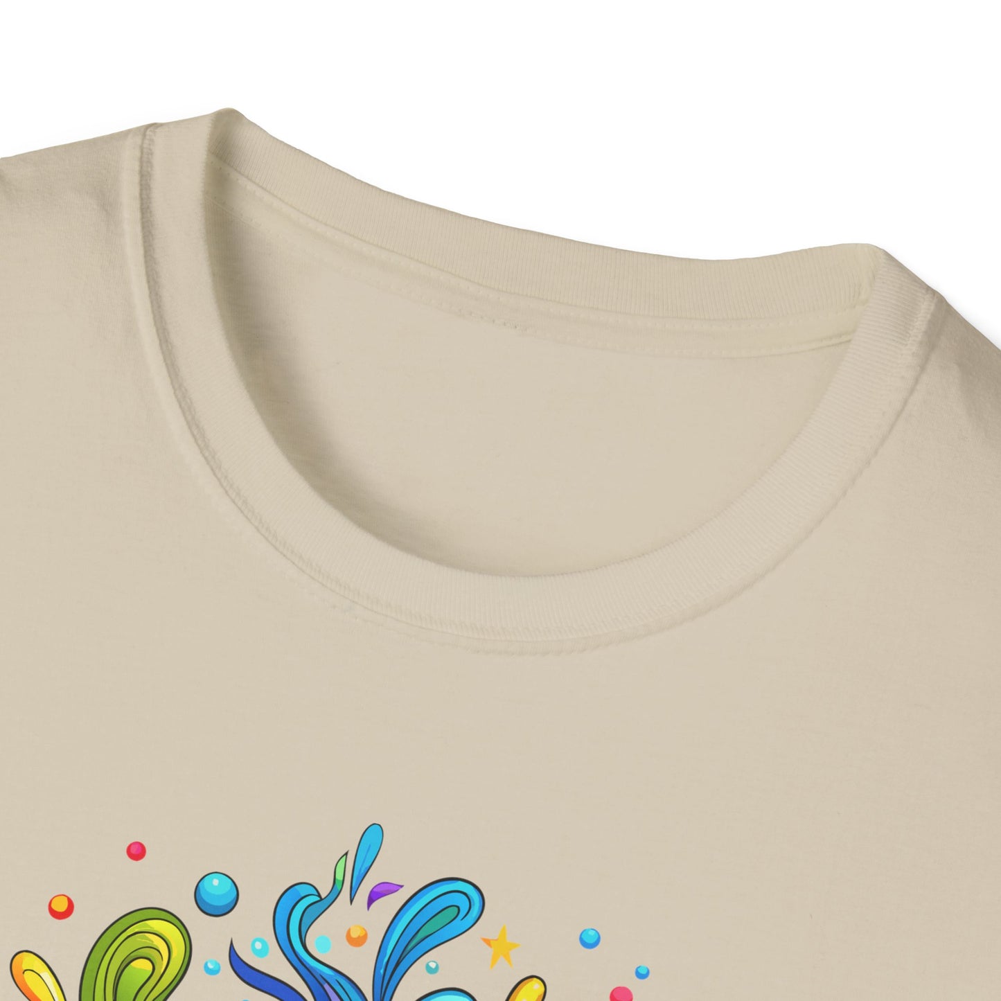 Vibrant Peace Sign T-Shirt Printify T-Shirt Rhythm & Drip Apparel