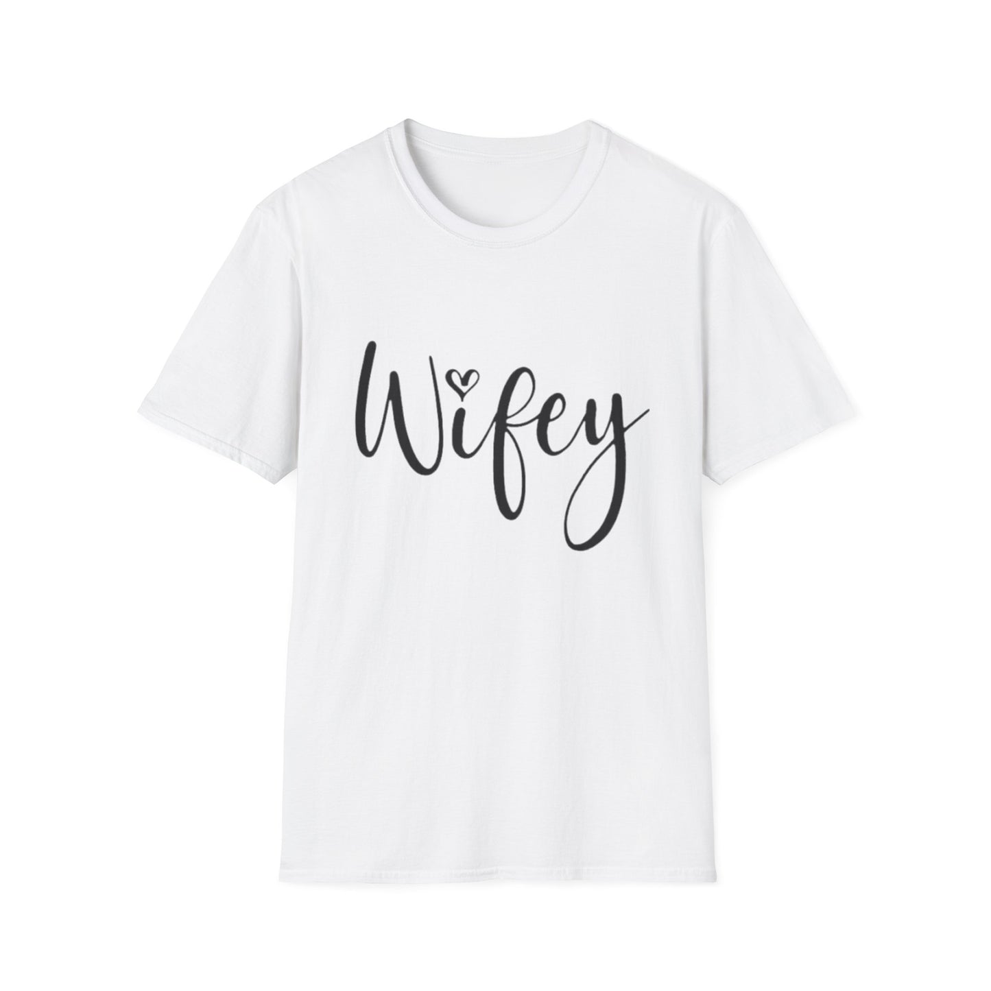 Wifey T-Shirt White Printify T-Shirt Rhythm & Drip Apparel