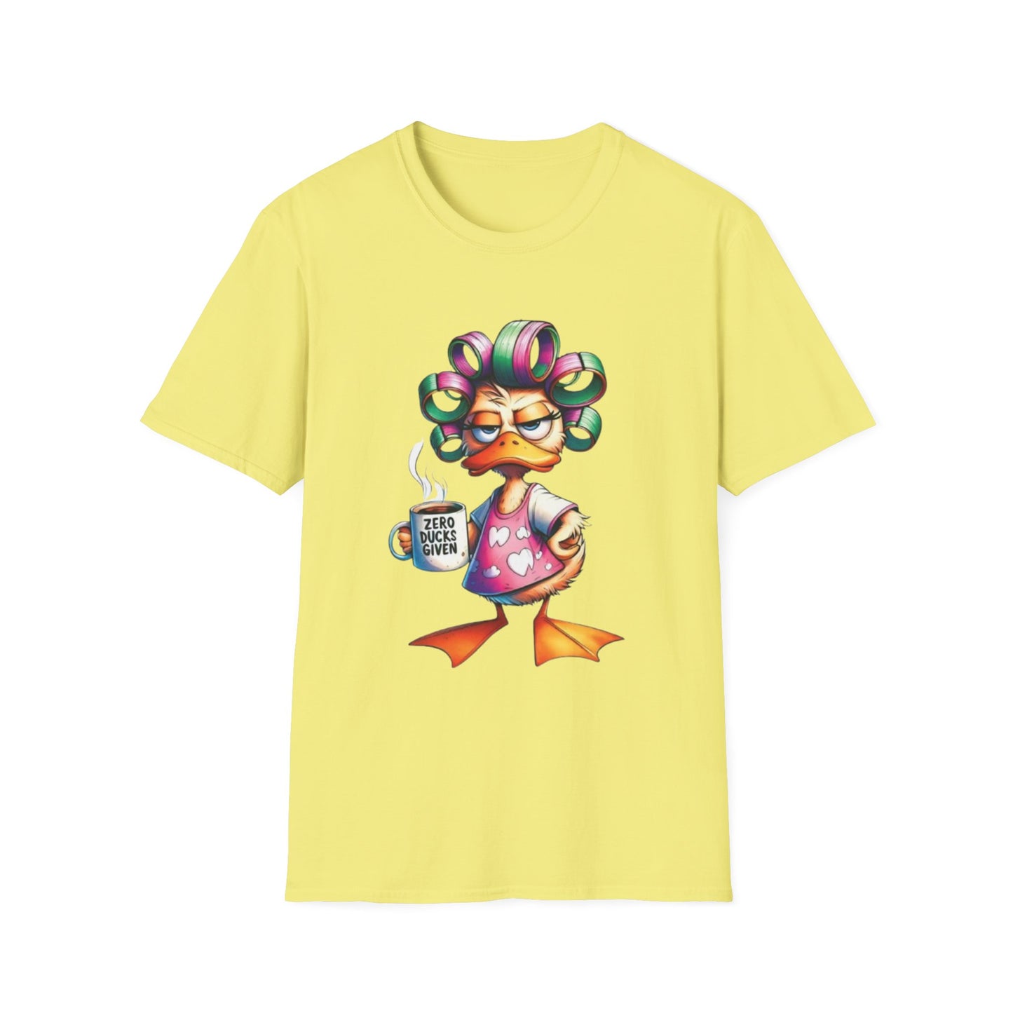 Zero Ducks Given T-Shirt Cornsilk Printify T-Shirt Rhythm & Drip Apparel