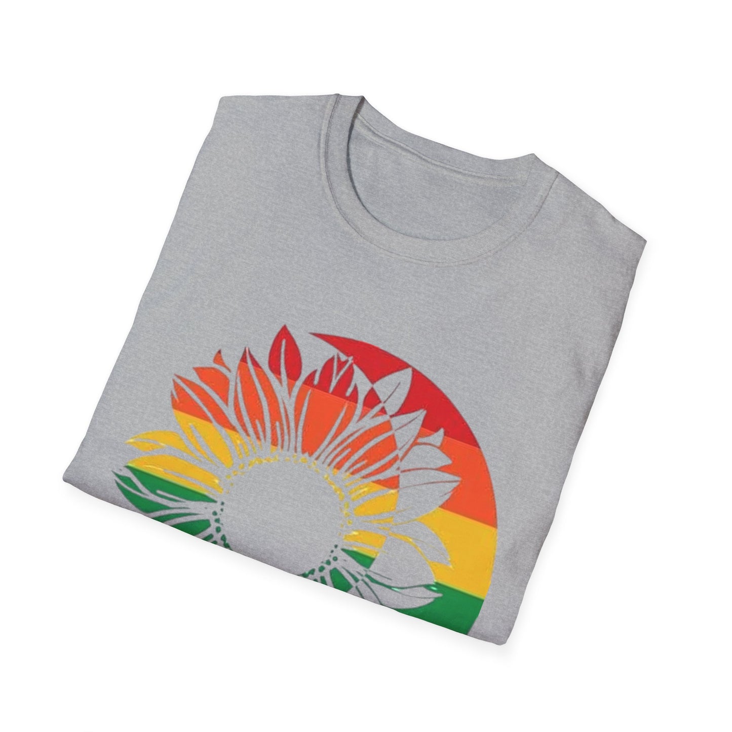 Vibrant Sunflower LGBTQ+ Unisex T-Shirt Printify T-Shirt Rhythm & Drip Apparel