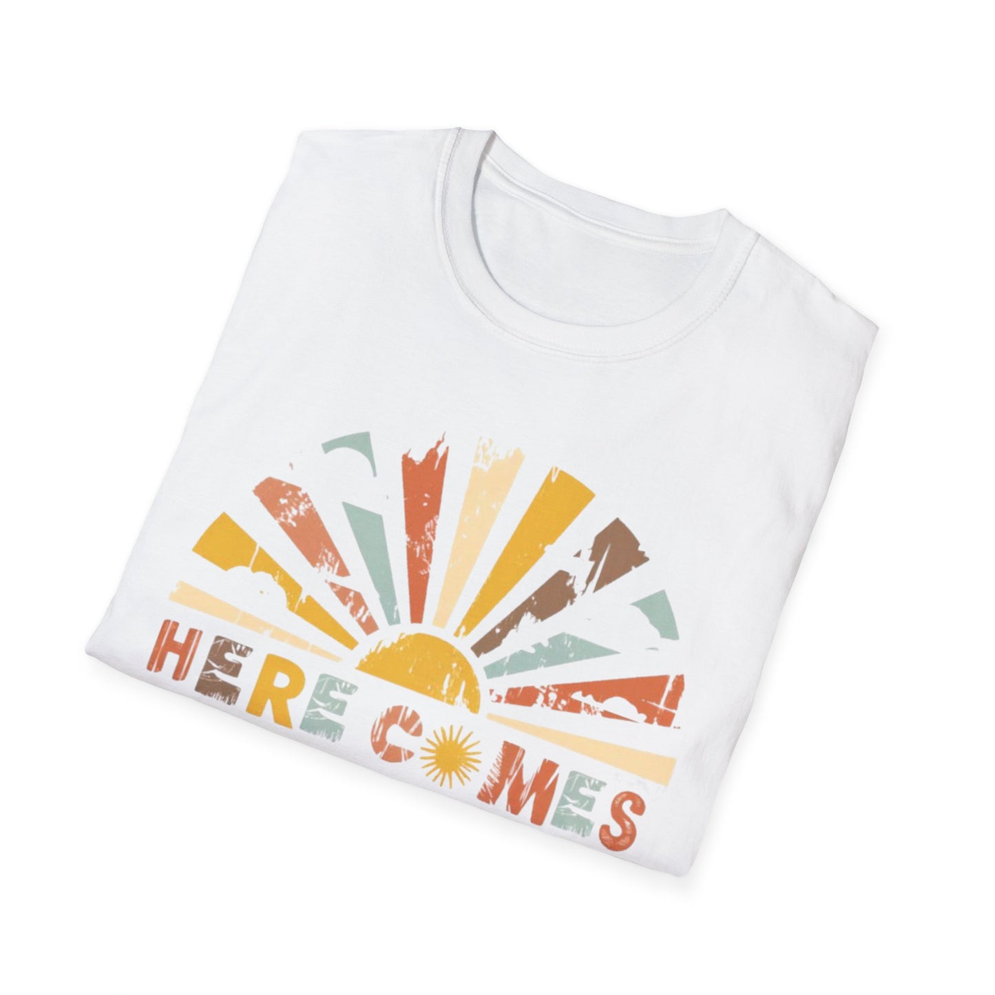 Summer- Here Comes the Sun T-Shirt Printify T-Shirt Rhythm & Drip Apparel