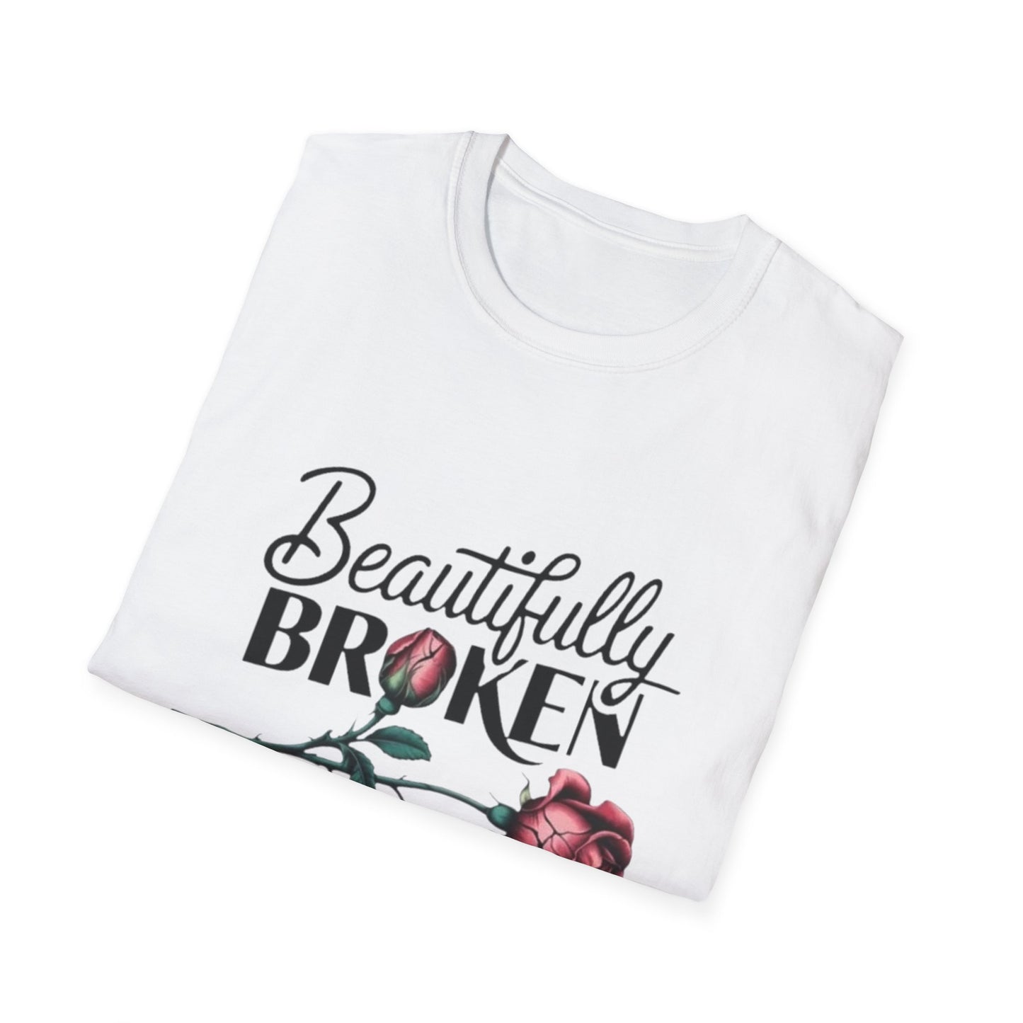 Beautifully Broken T-Shirt Printify T-Shirt Rhythm & Drip Apparel