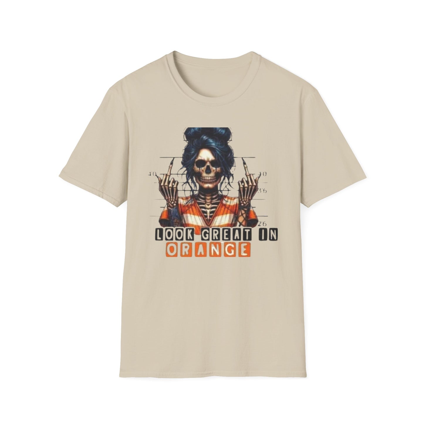 Look Great in Orange T-Shirt Sand Printify T-Shirt Rhythm & Drip Apparel