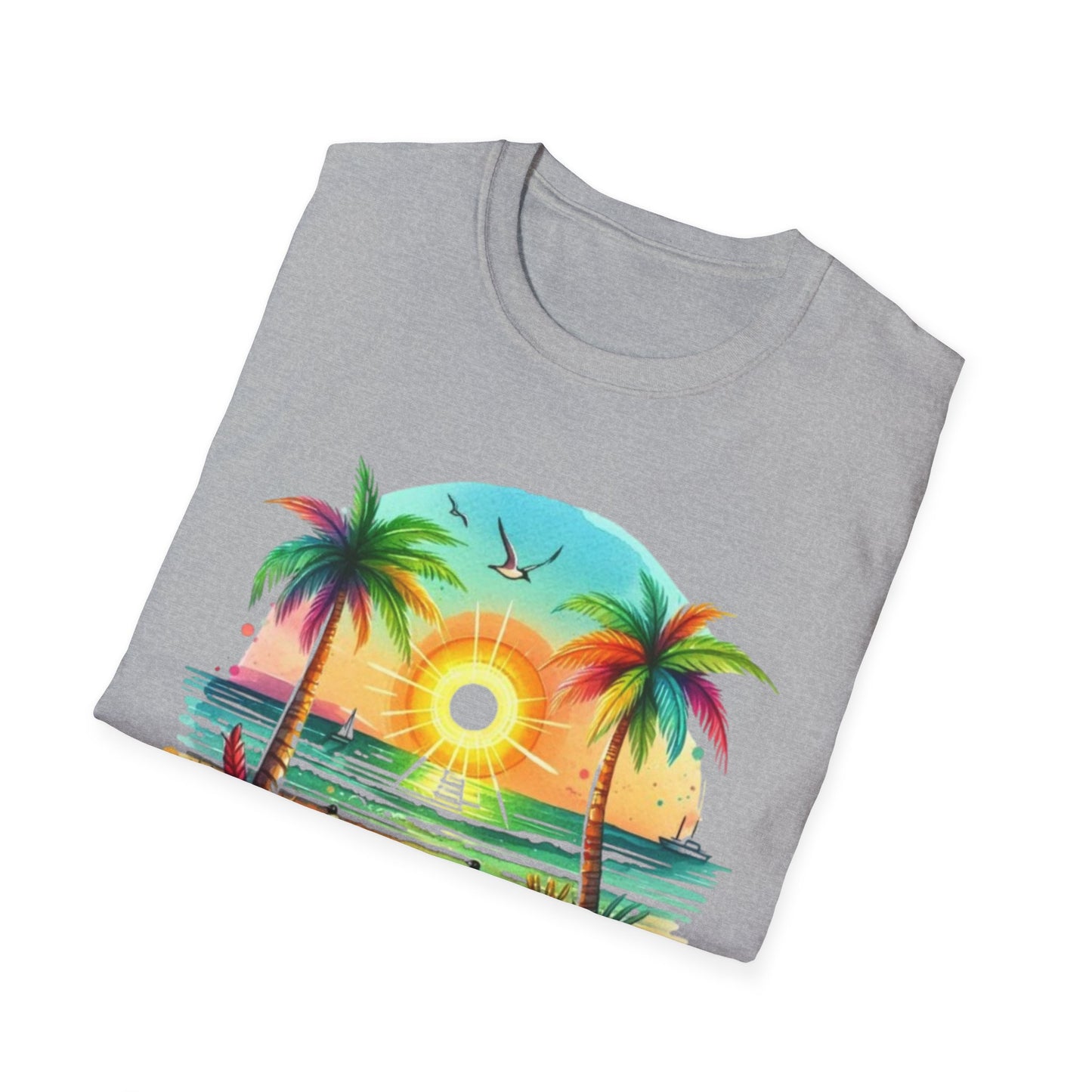 Summer- Vibrant Summer Vibes T-Shirt Printify T-Shirt Rhythm & Drip Apparel