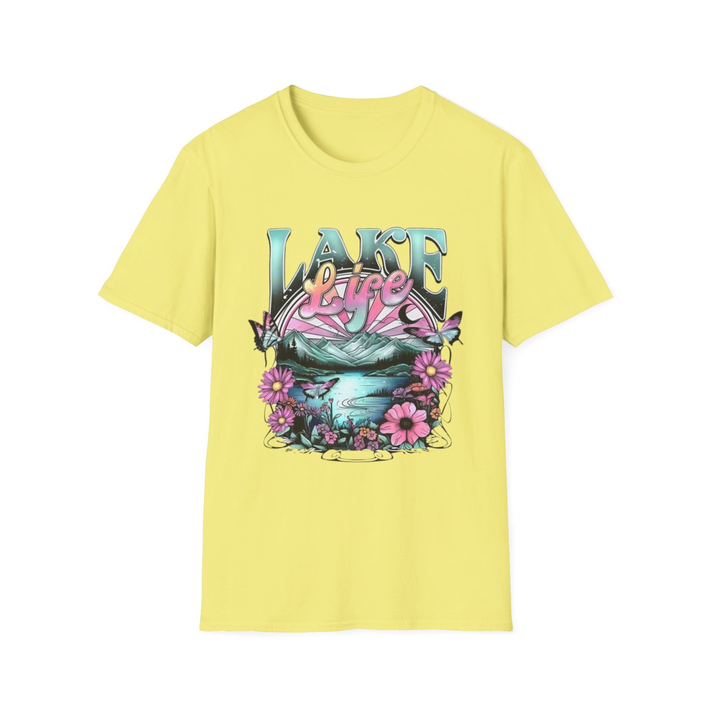 Summer- Lake Life T-Shirt Cornsilk Printify T-Shirt Rhythm & Drip Apparel
