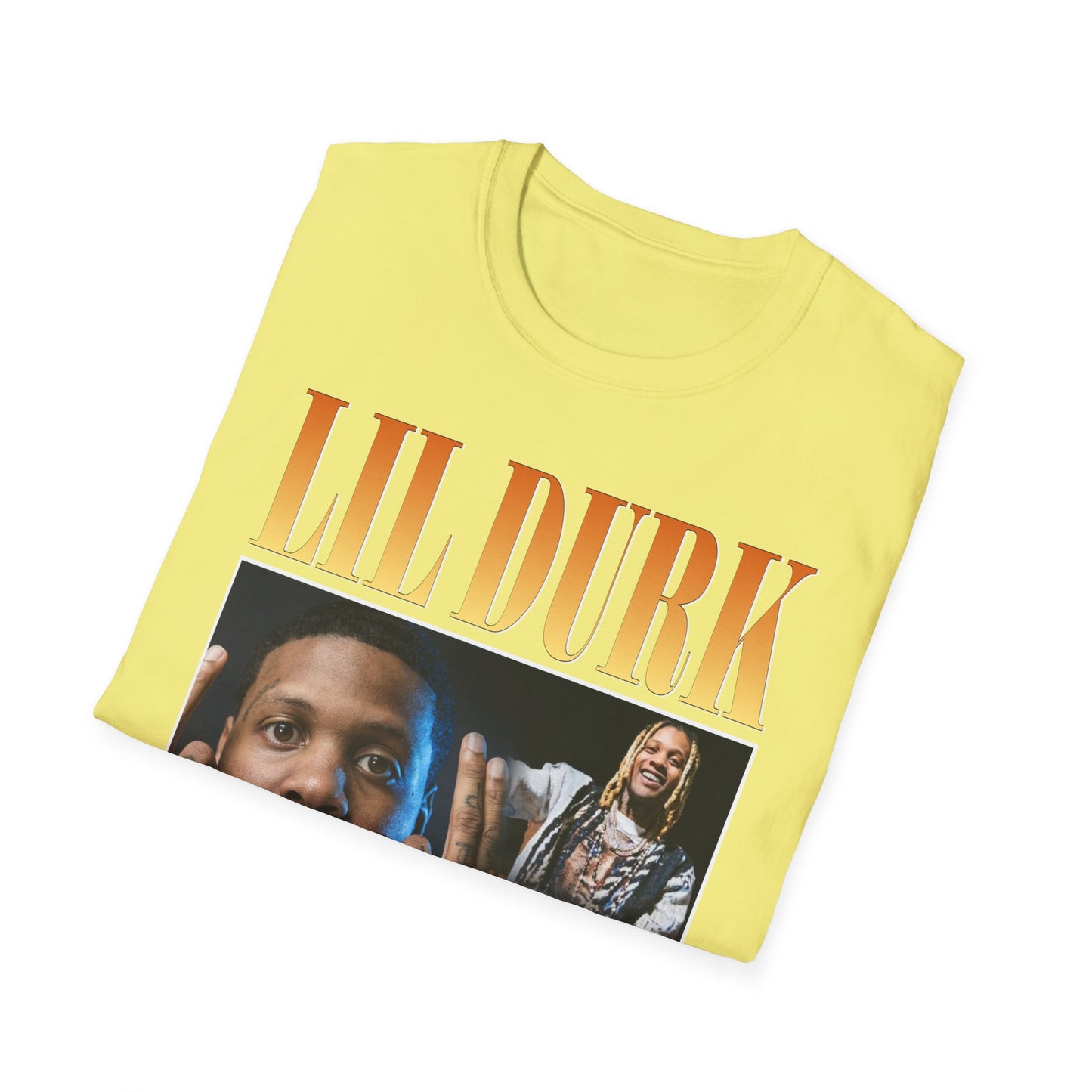 Lil Durk Graphic Unisex Softstyle T-Shirt - Trendy Music Tee for Fans - Rhythm & Drip