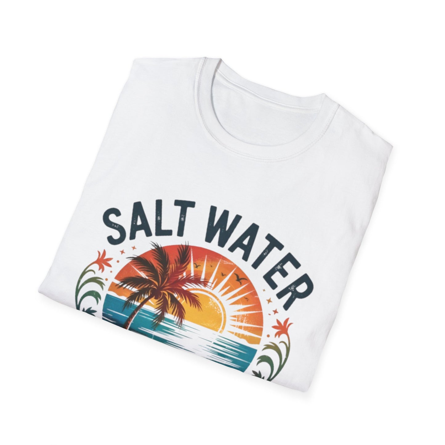 Summer- Sunshine & Salt Water T-Shirt Printify T-Shirt Rhythm & Drip Apparel