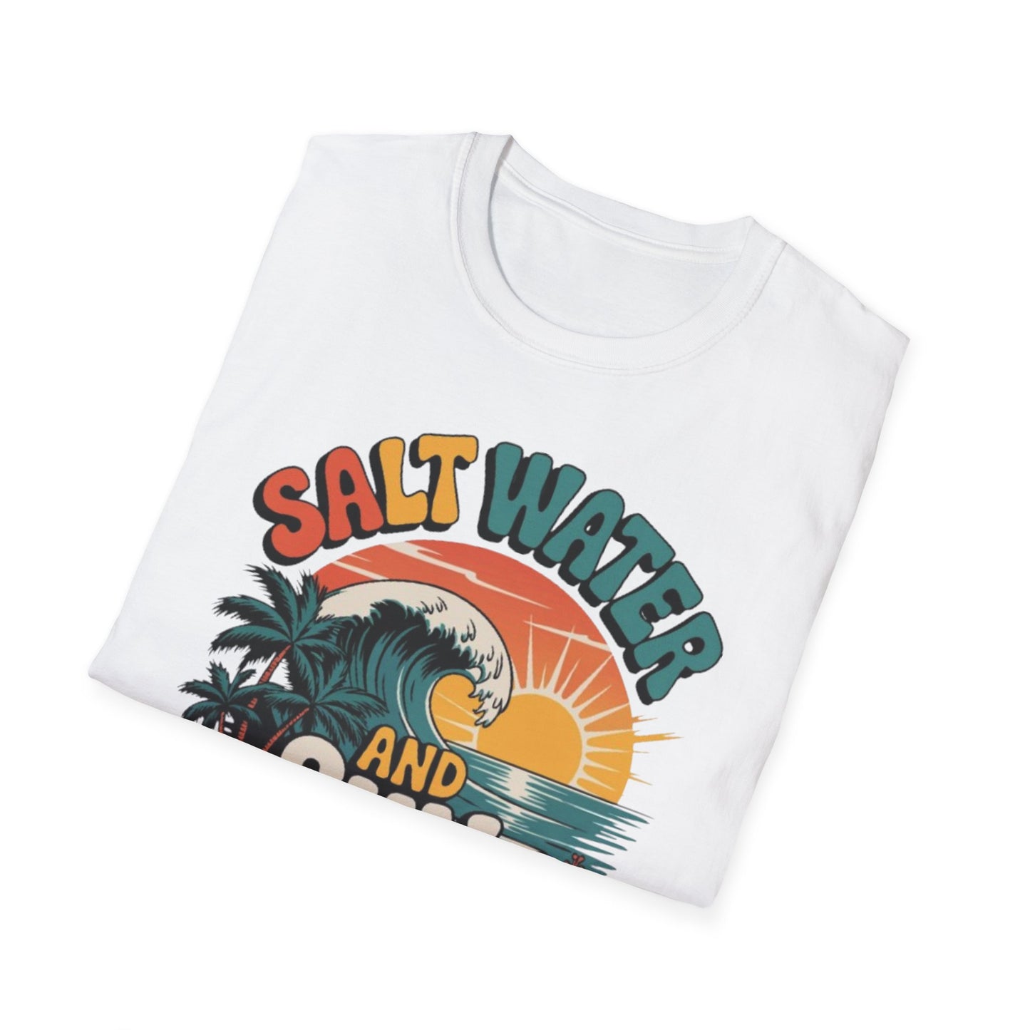 Summer- Salt Water & Sunshine Tee Printify T-Shirt Rhythm & Drip Apparel