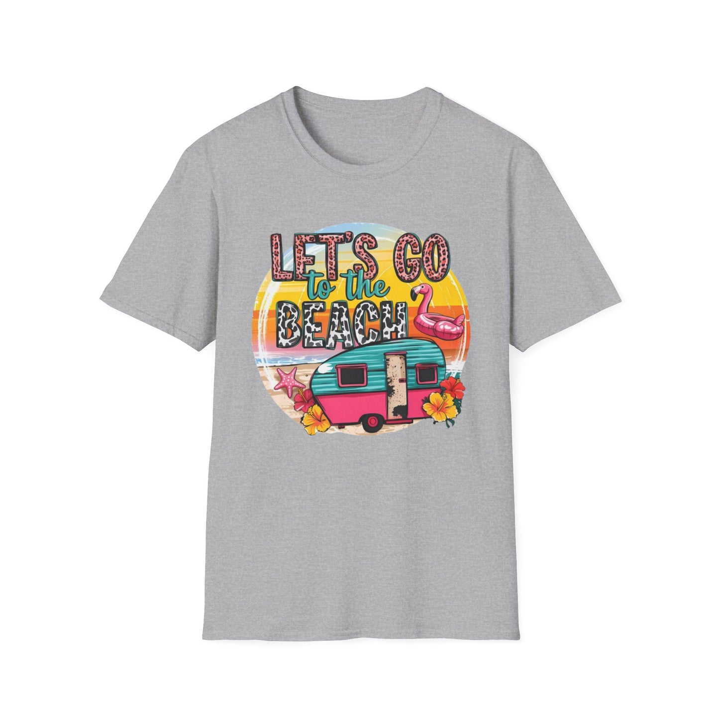 Summer- Beach Vibes T-Shirt Sport Grey Printify T-Shirt Rhythm & Drip Apparel