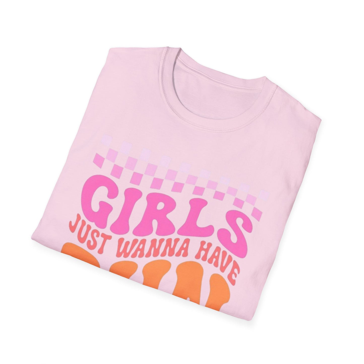 Girls Just Wanna Have Sun Unisex T-Shirt - Softstyle Summer Vibes Tee