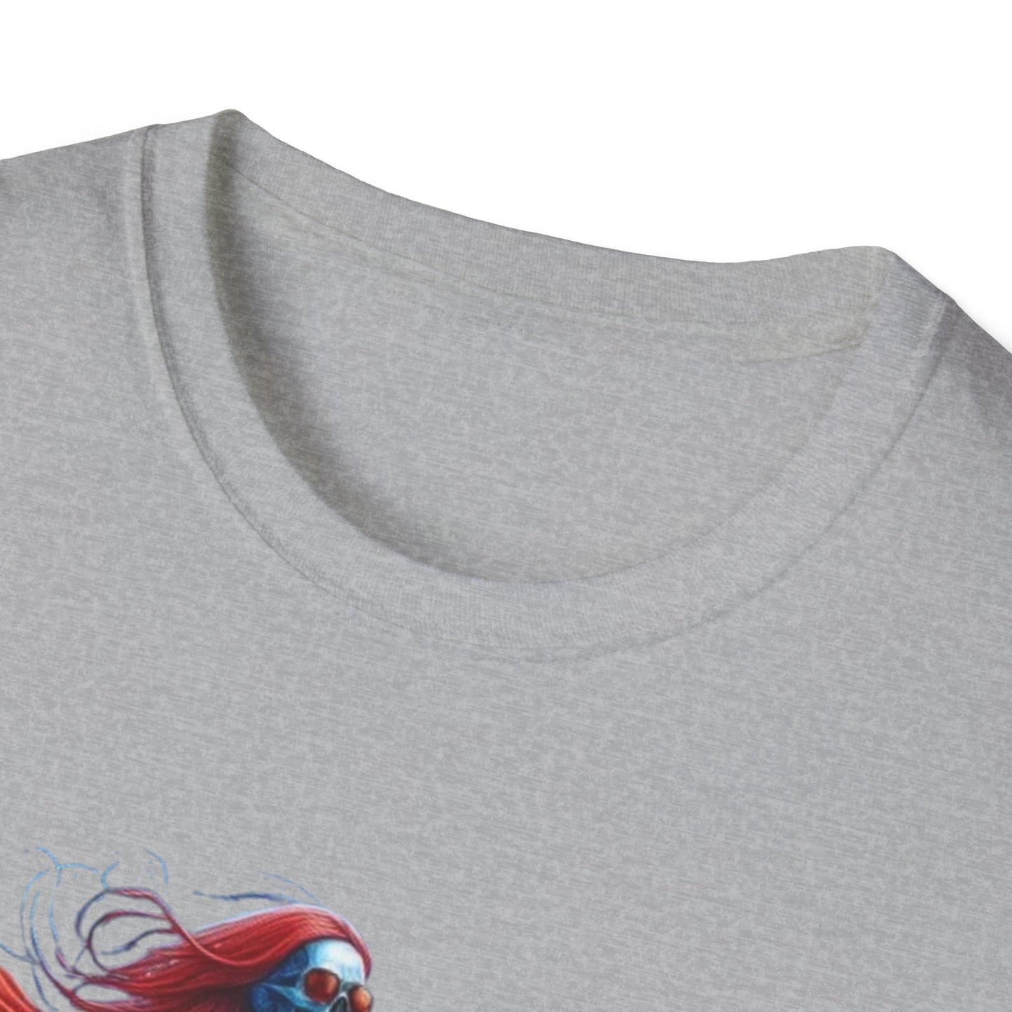 Woman Skeleton Biker T-Shirt Printify T-Shirt Rhythm & Drip Apparel