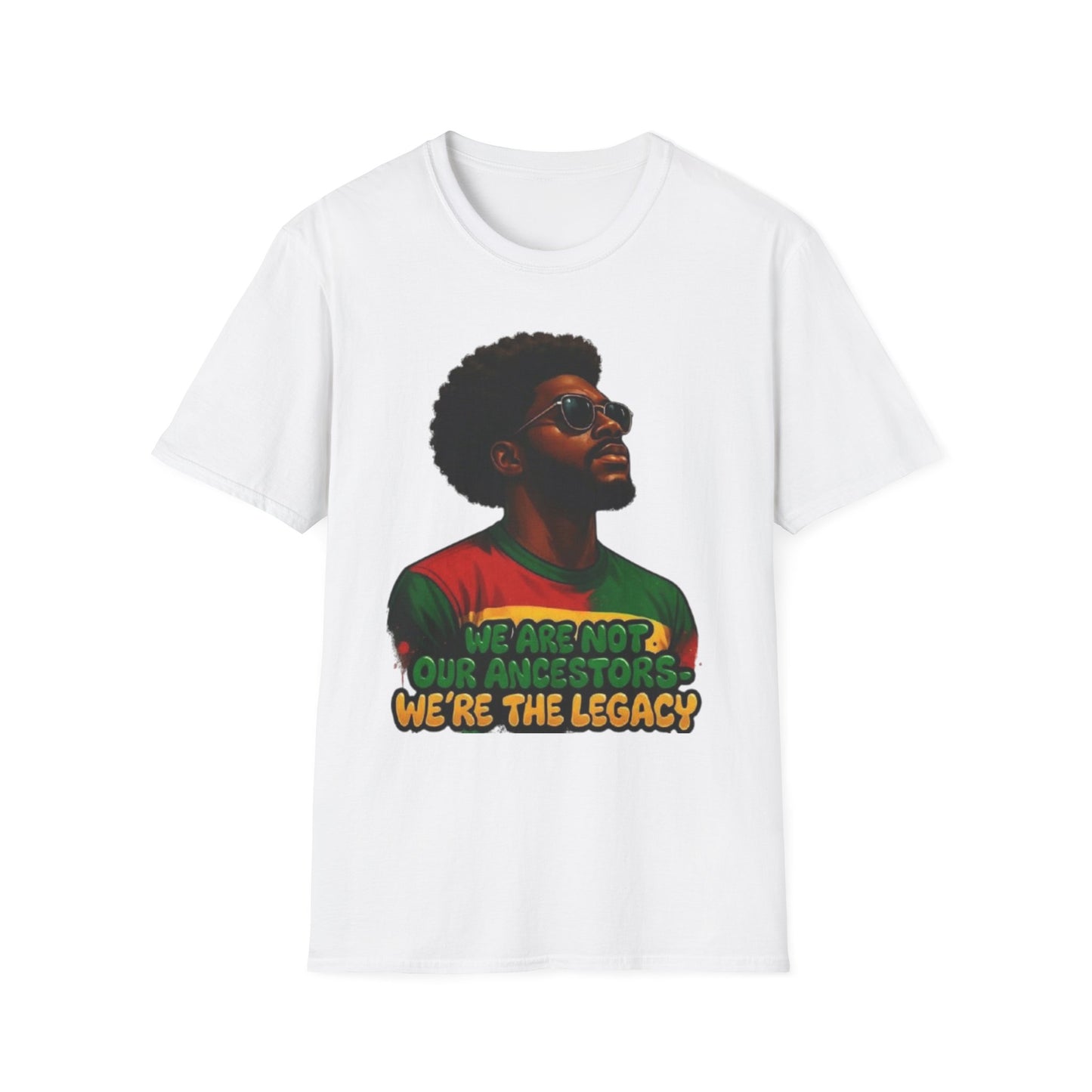 We're The Legacy T-Shirt White Printify T-Shirt Rhythm & Drip Apparel