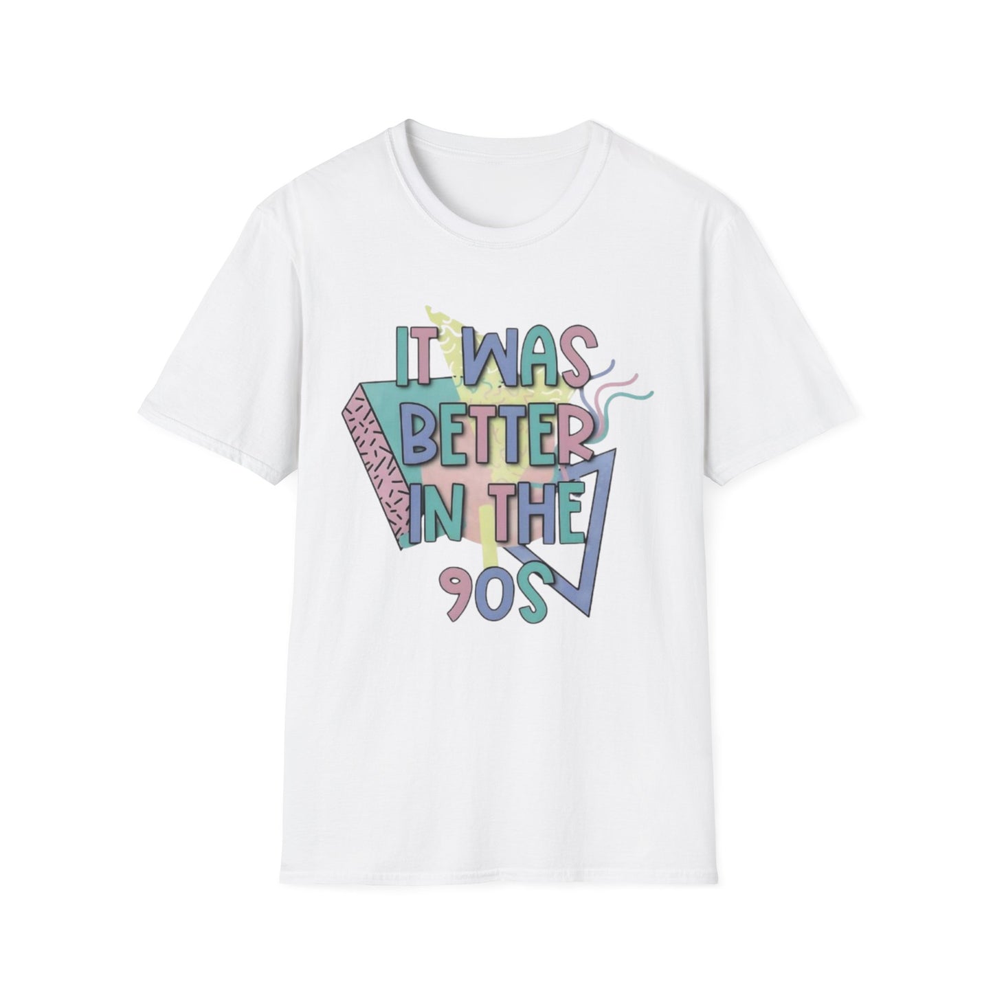 90s Retro 90s T-Shirt White Printify T-Shirt Rhythm & Drip Apparel